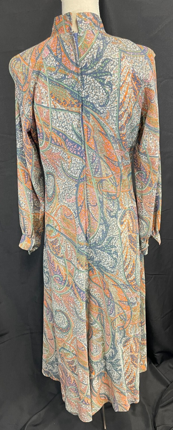 Joan Sparks Alamor Vintage Dress Paisley Metallic Maxi Dress 10
