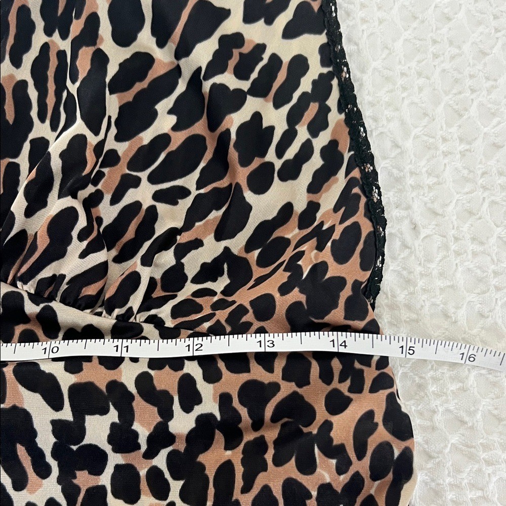 Gorgeous Vintage Vanity Fair Leopard Print Dress/dressing gown