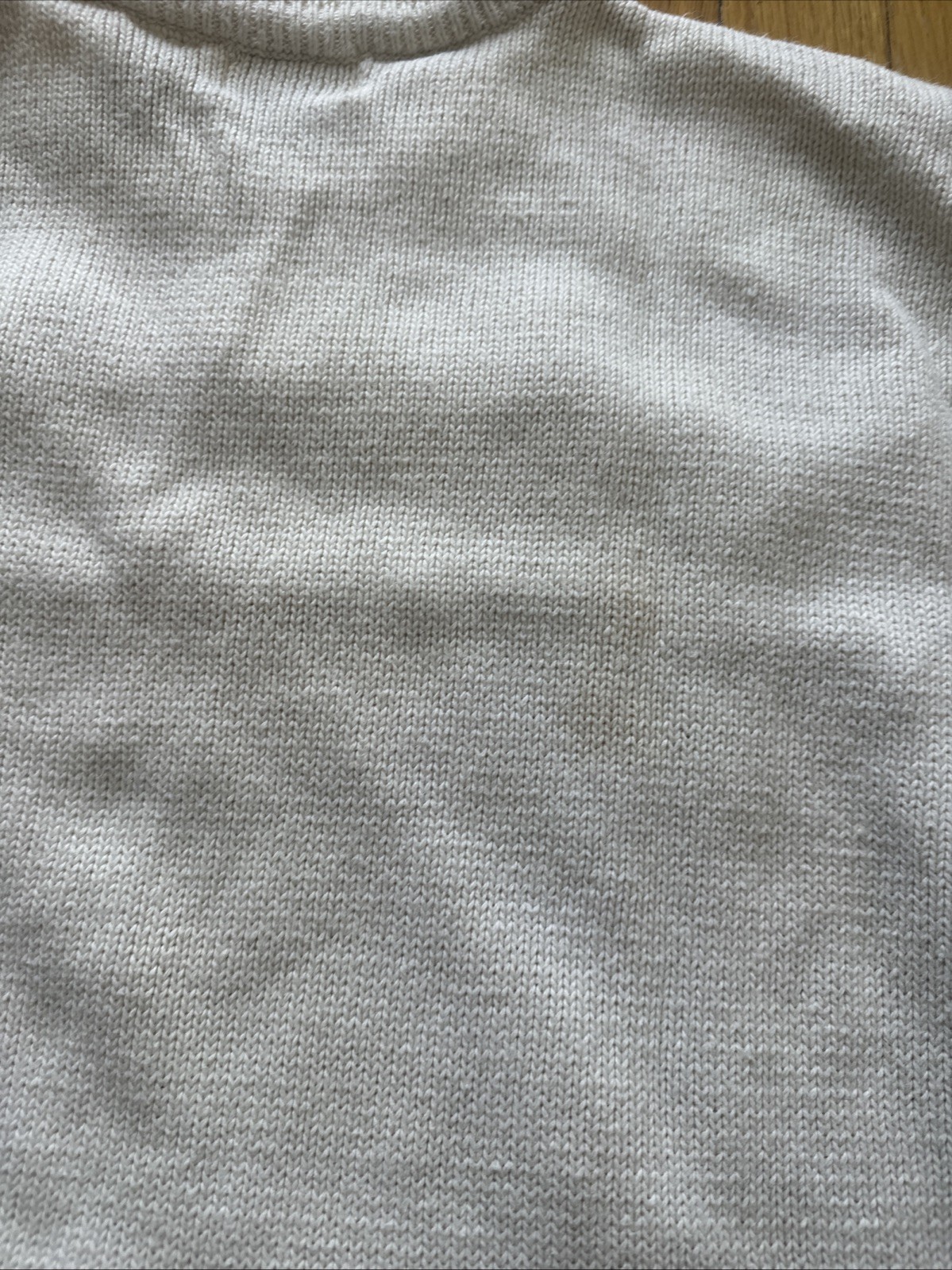 Vintage 90s Bonnie and Bill by Holly Cream Lace Ribbon Trim Sweater Fiarycore