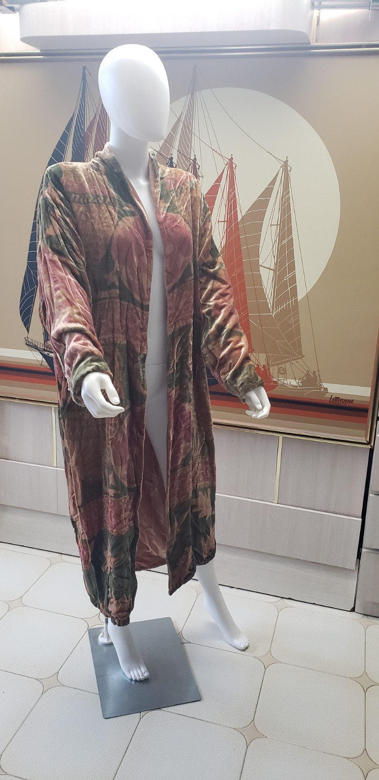LAISE ADZER REVERSIBLE VELVET COAT