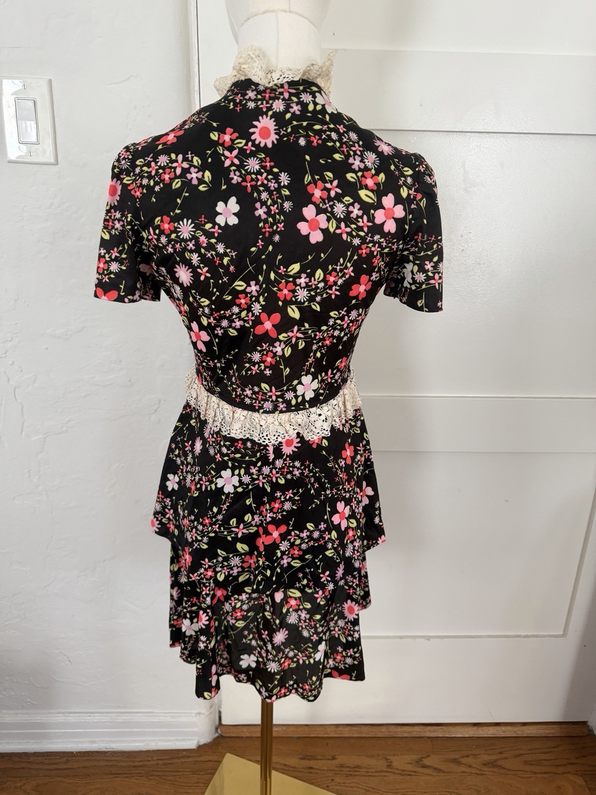 1970s Floral Skirt + Top Set