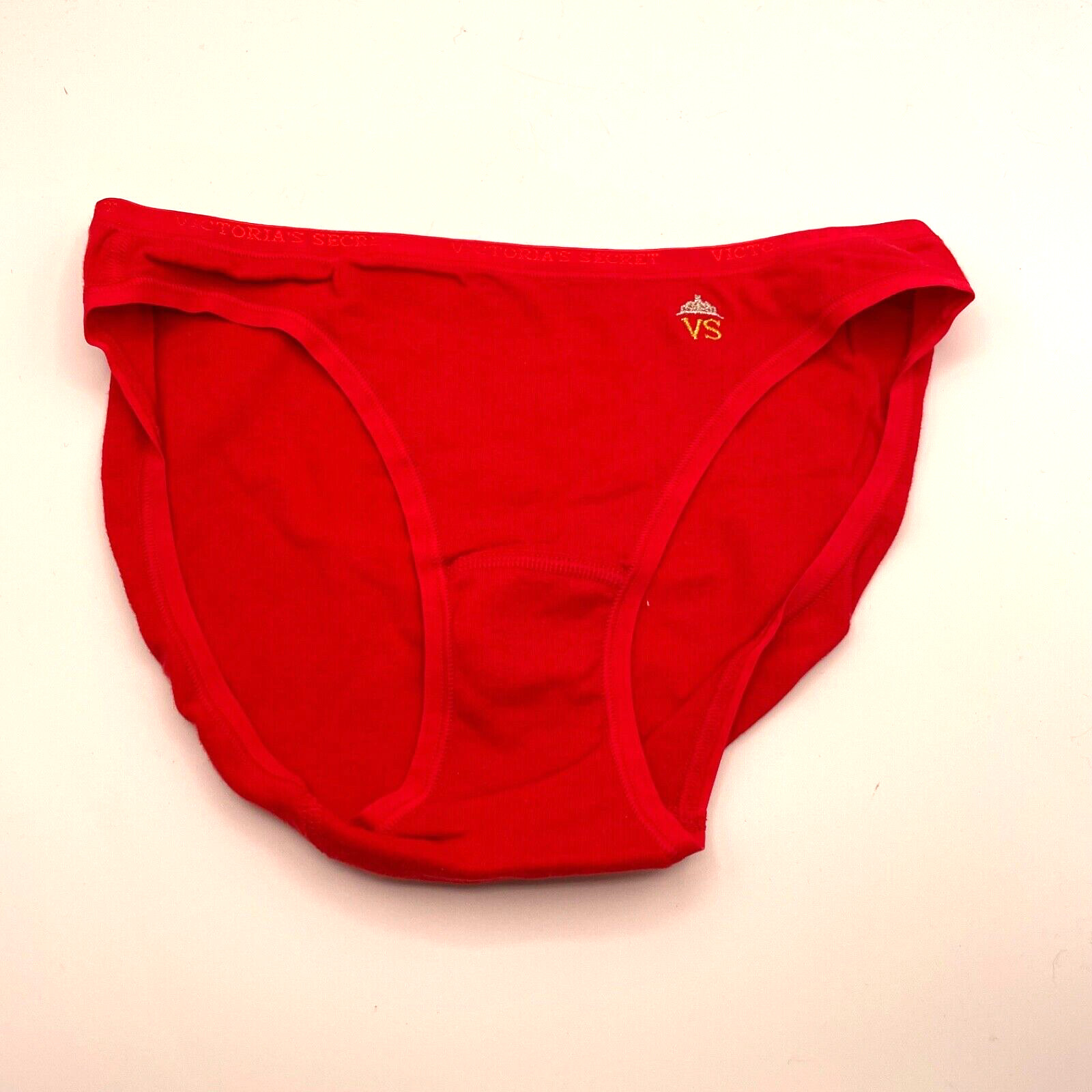 2014 Victoria’s Secret Cotton Signature Waistband VS Logo Low Rise Bikini Pantie
