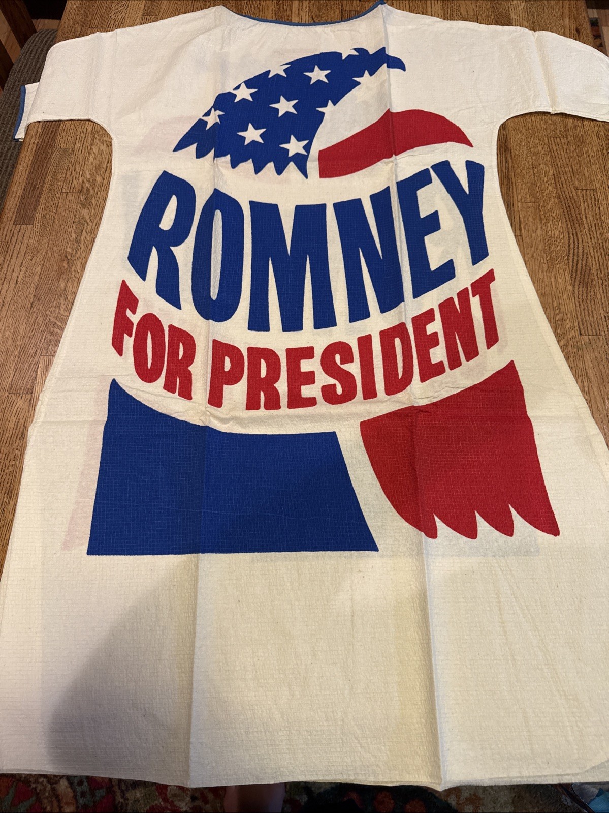 1967-68 Waste Basket Boutique Paper Dress Mars of Asheville, NC Romney President