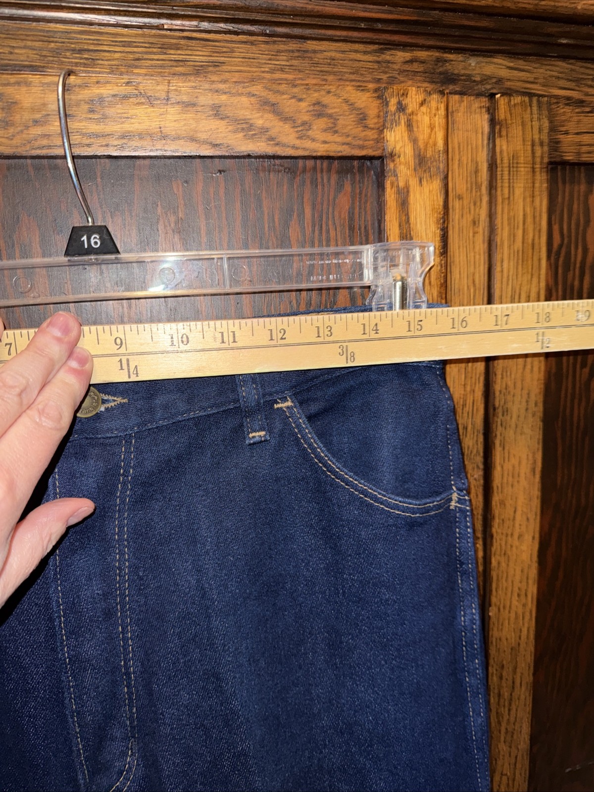 Vtg Wrangler Misses 16 Reg Fit MR328KA Dark Wash, USA
