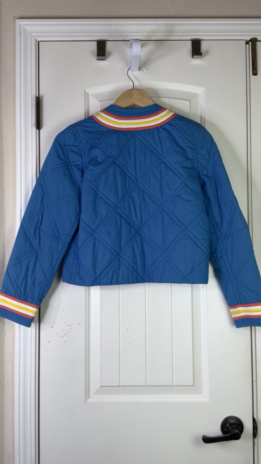 Vintage Rare Star Of Siam Jacket Quilted Cotton Mod Space Age Retro Ski Sz 4