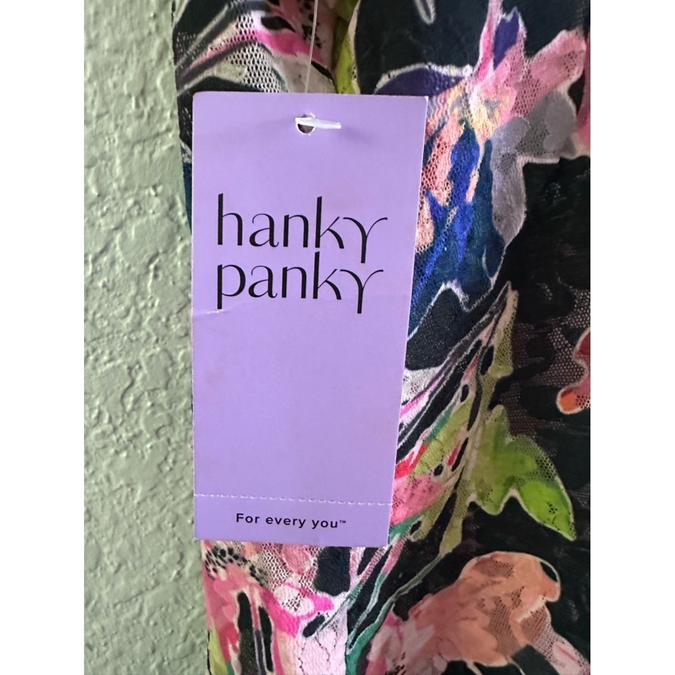 Hanky Panky Signature Lace Printed Camisole XS NWT Floral Unlined Cami