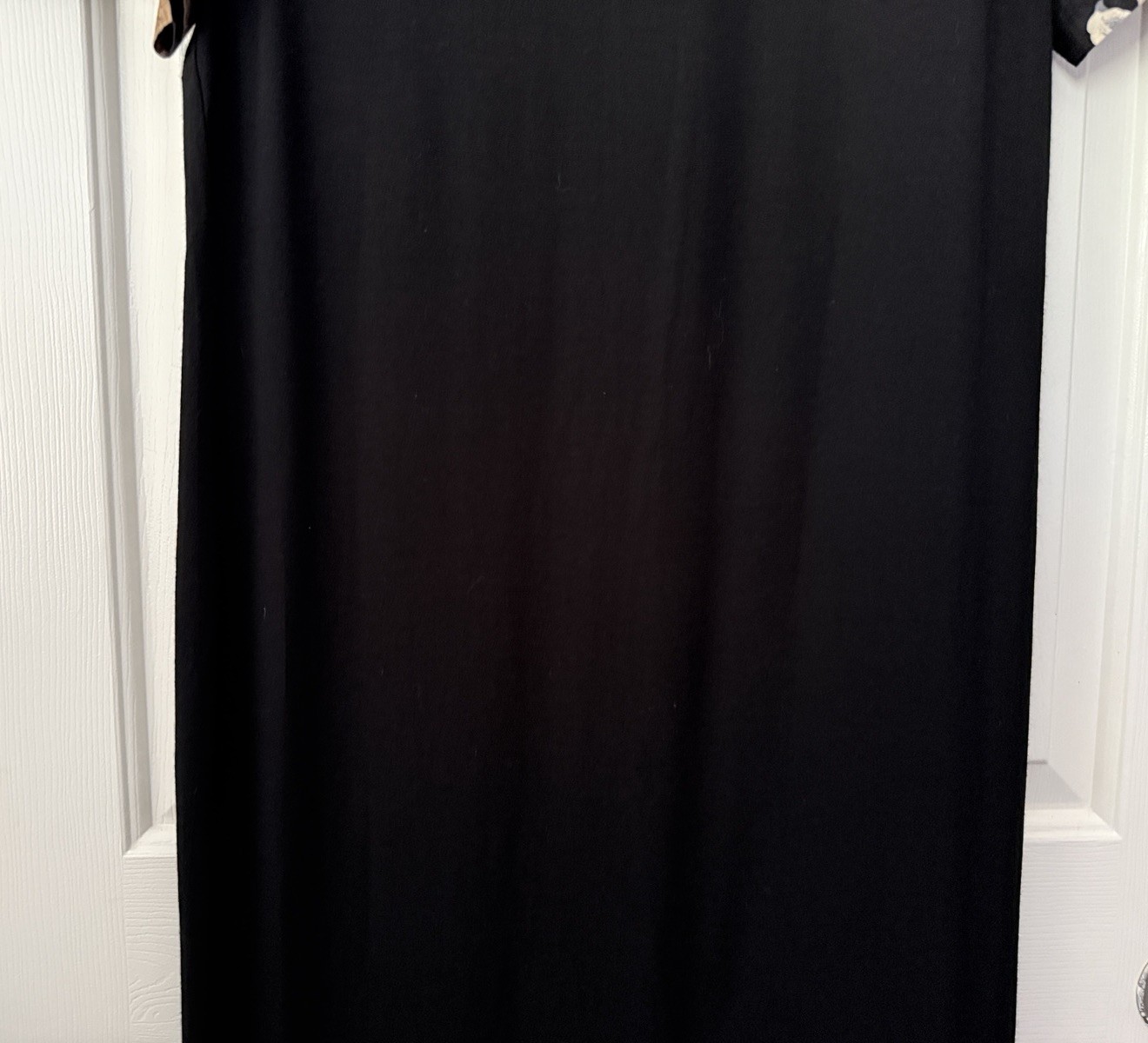 vintage 90s naturally petite honolulu size S black short sleeve midi dress