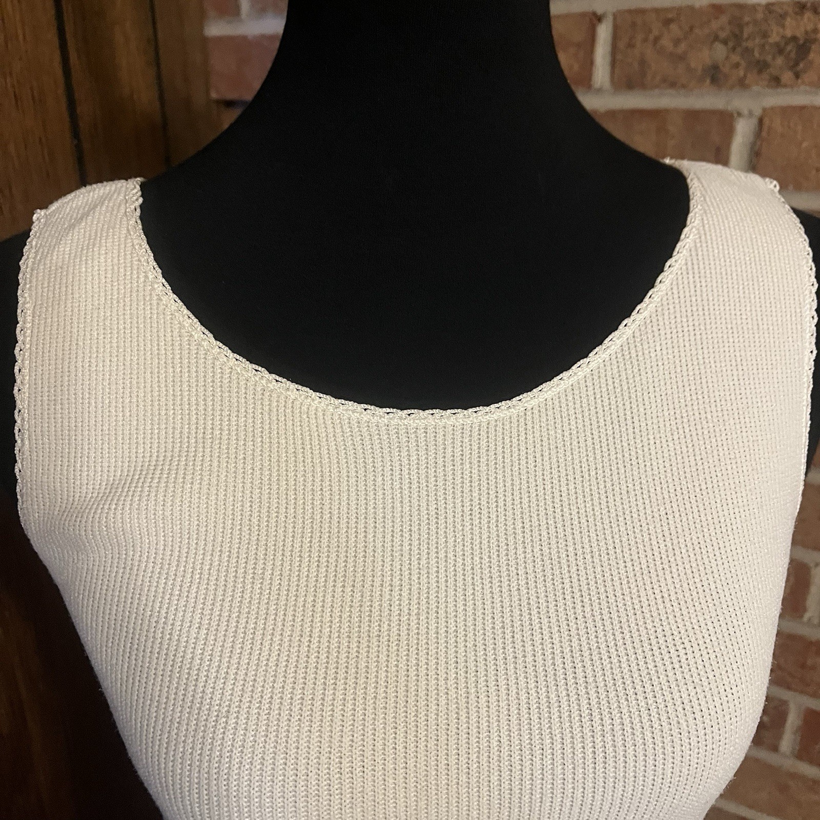 Vintage 70’s Designers Originals Women S Action Knit Antron Nylon Tank Top USA