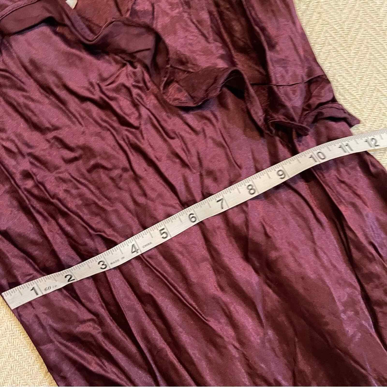Breakin Loose Vintage Y2K Dress Deep Plum Color Size 7/8 Womens NWT