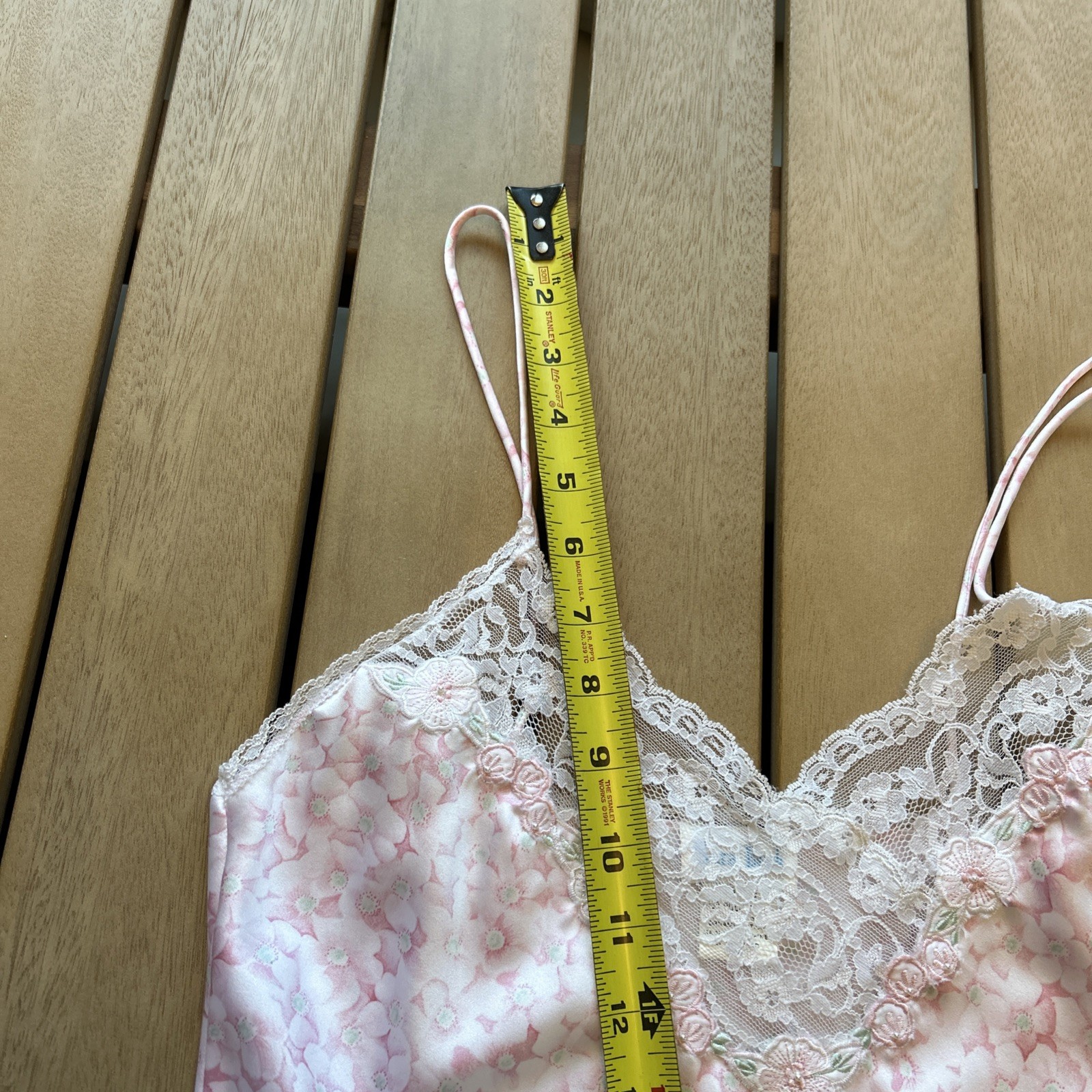 Vintage 1980s Pink Sara Beth Lingerie Set – Satin Cami & Shorts – NOS Never Worn