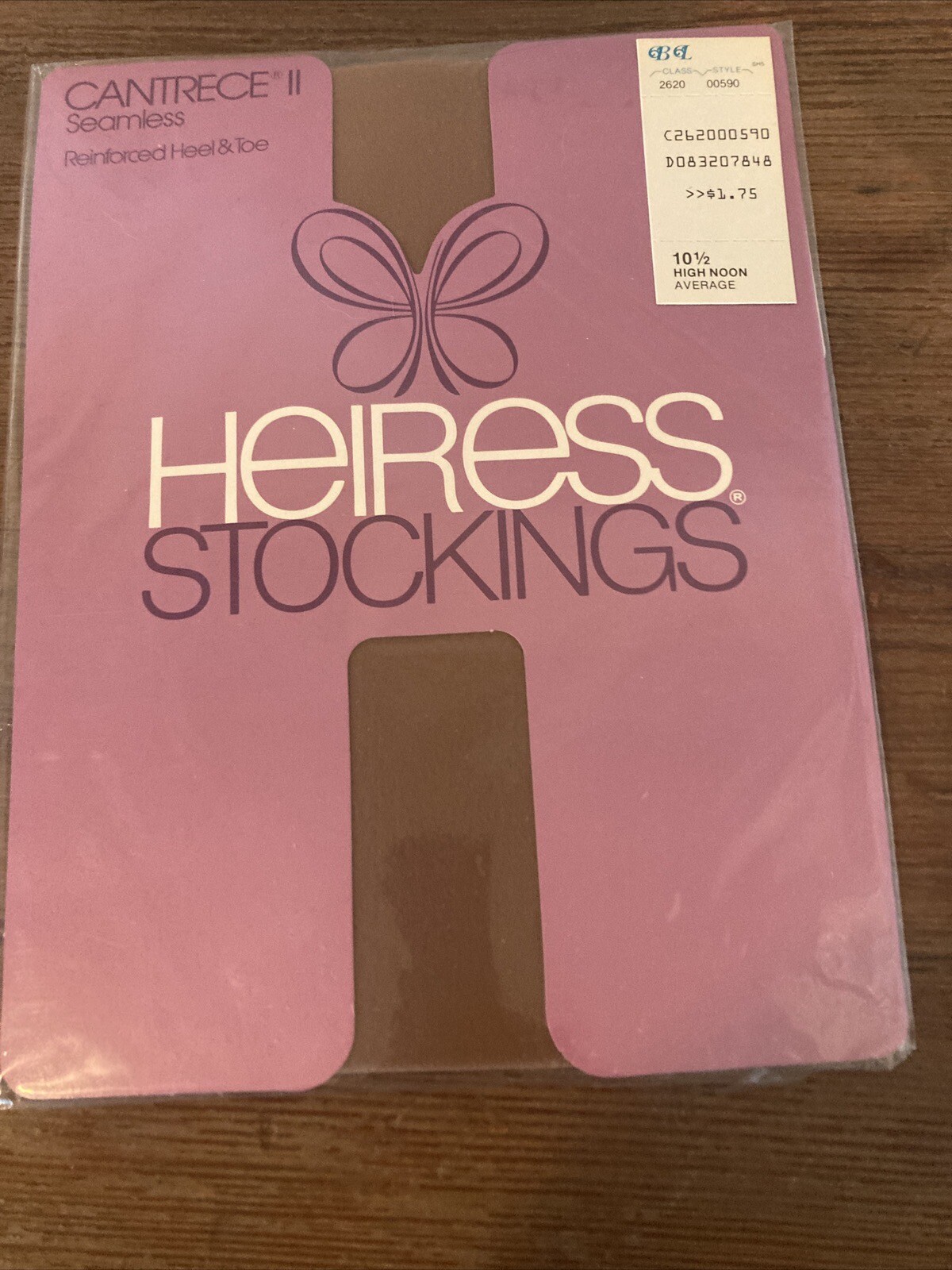 Vtg Heiress Seamless Stockings Sz 10-10.5 3 Pair Unopened (NOS) Made In USA
