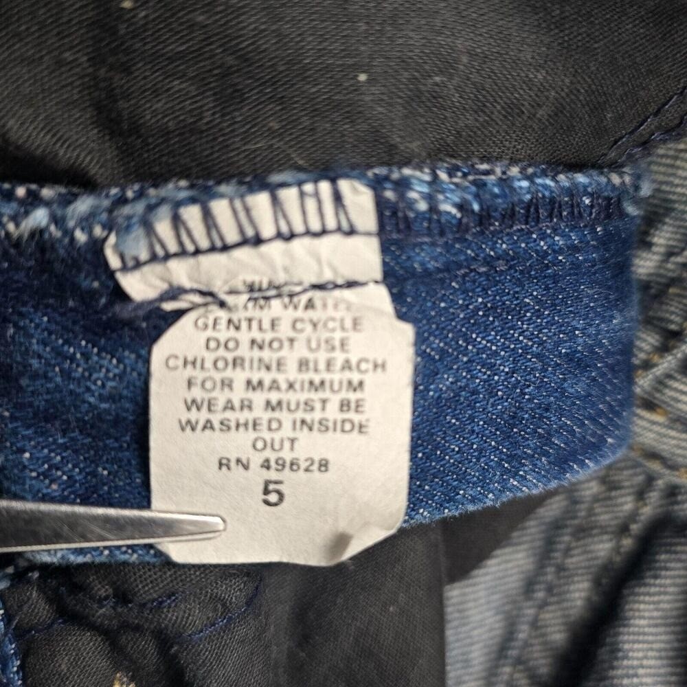 Vintage Zena High Waisted Mom Jeans Blue Tapered Leg Made in USA Womens Size 5