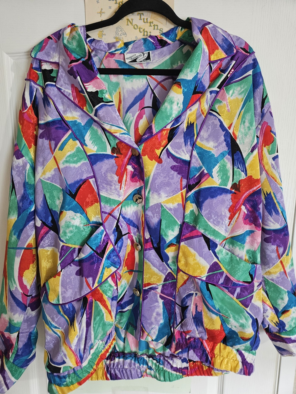 Rebecca Stessens Colorful Women’s Blazer Top Jacket