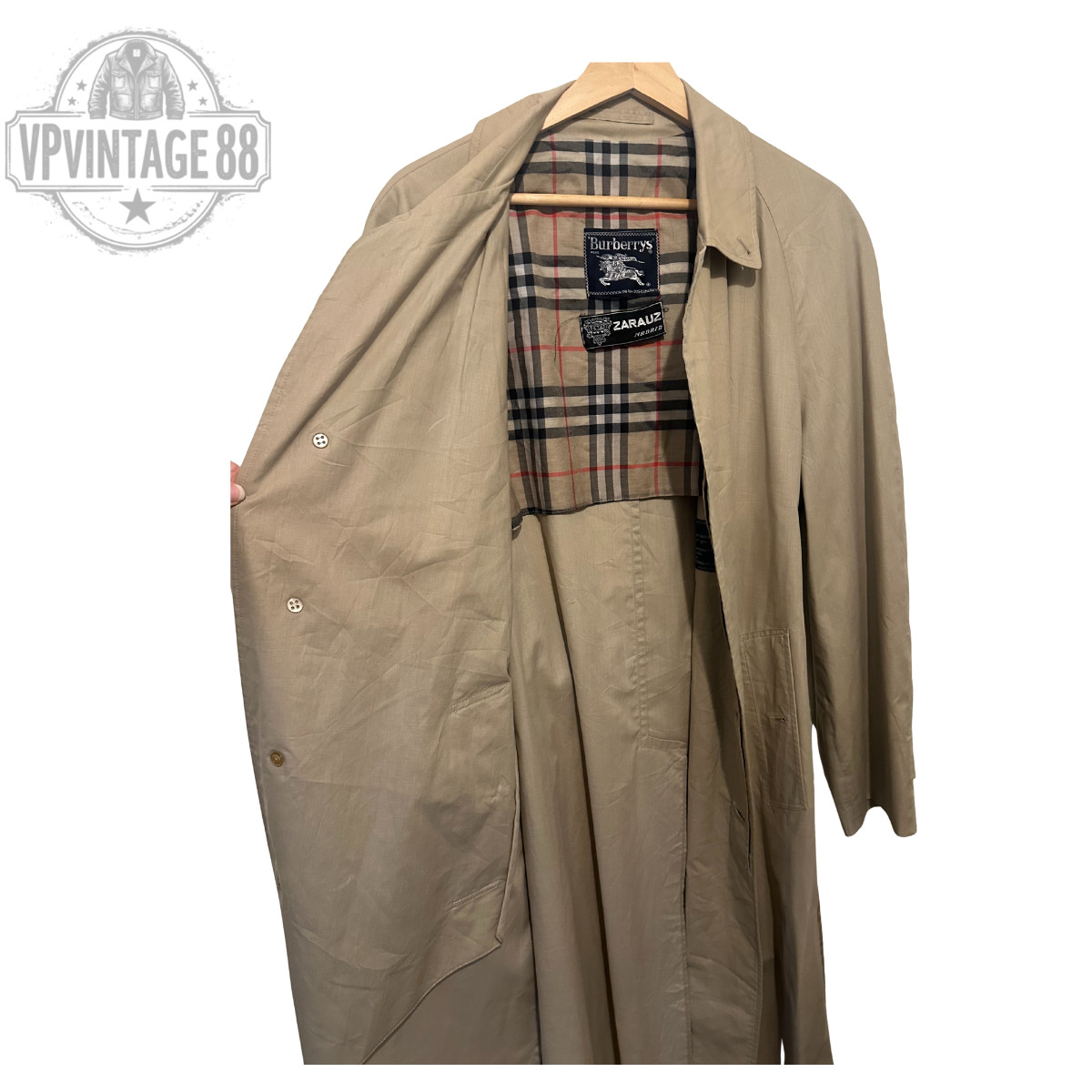 Vintage Burberry Prorsum Khaki Brown Nova Women’s Belted Trench Coat