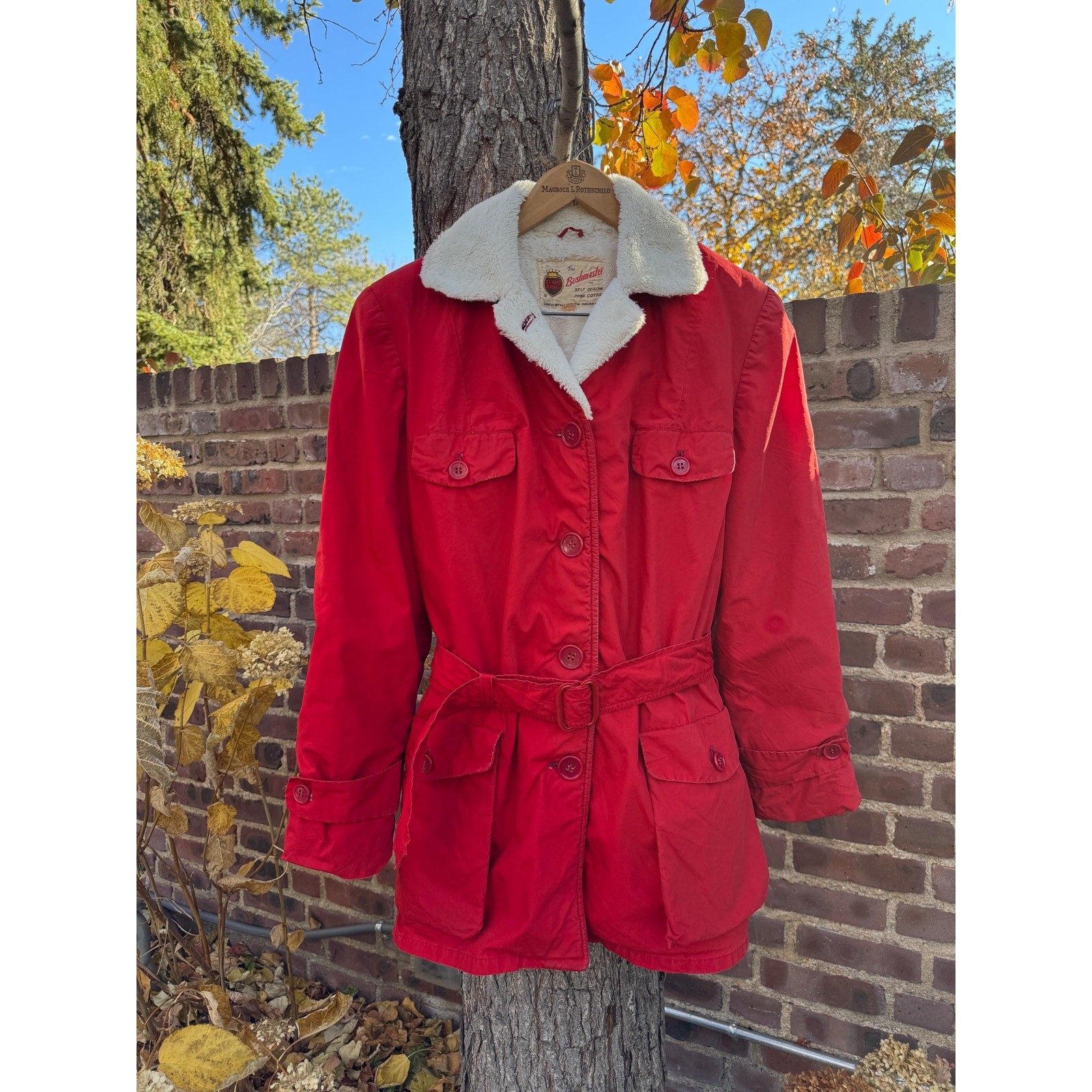 Vintage RARE 1950s Zero King Bushmaster Lined Cotton Hunting Jacket Coat