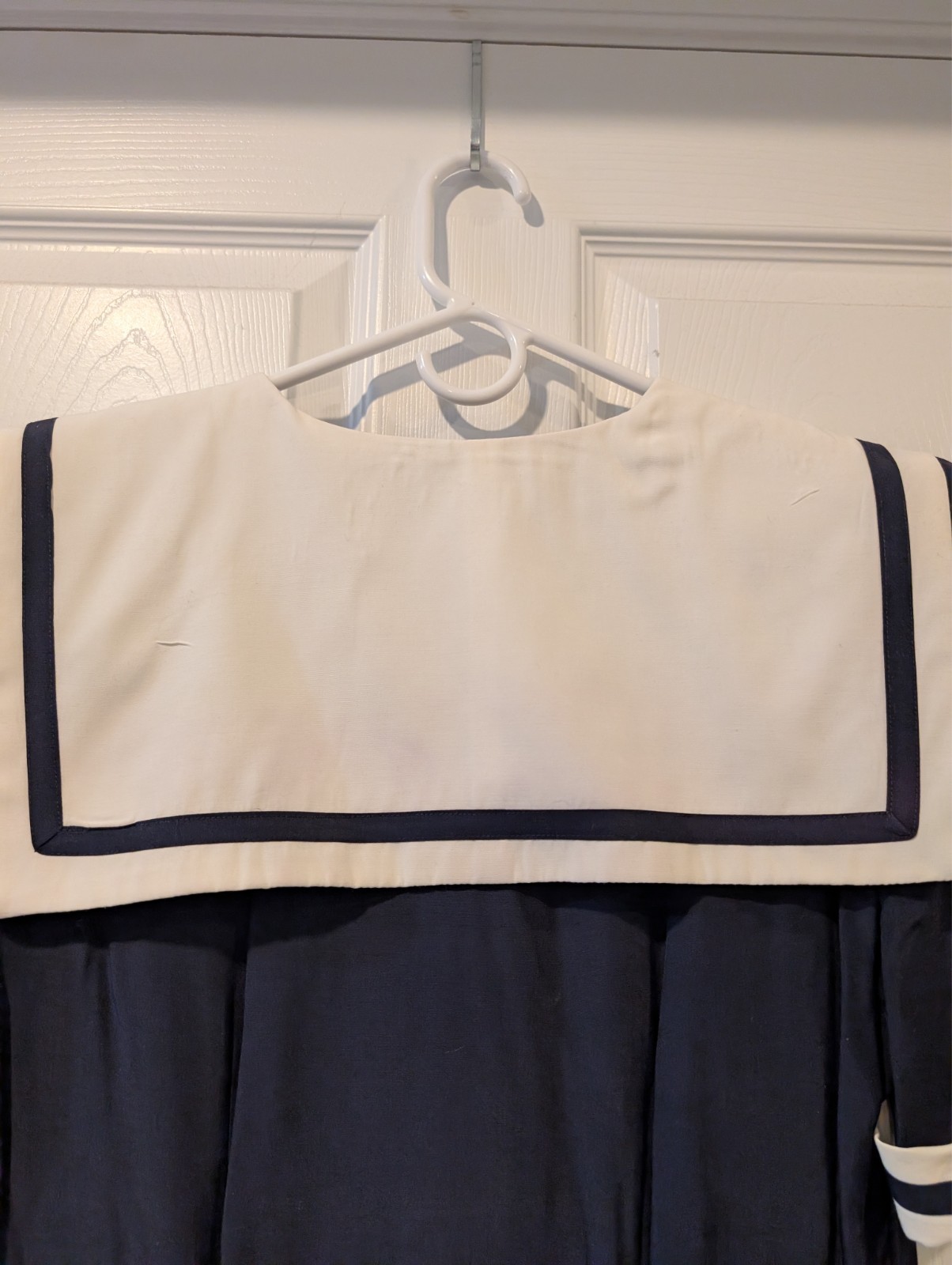 Patriotic Vintage Maxi Sailor Dress John Roberts Navy Fourth of July America