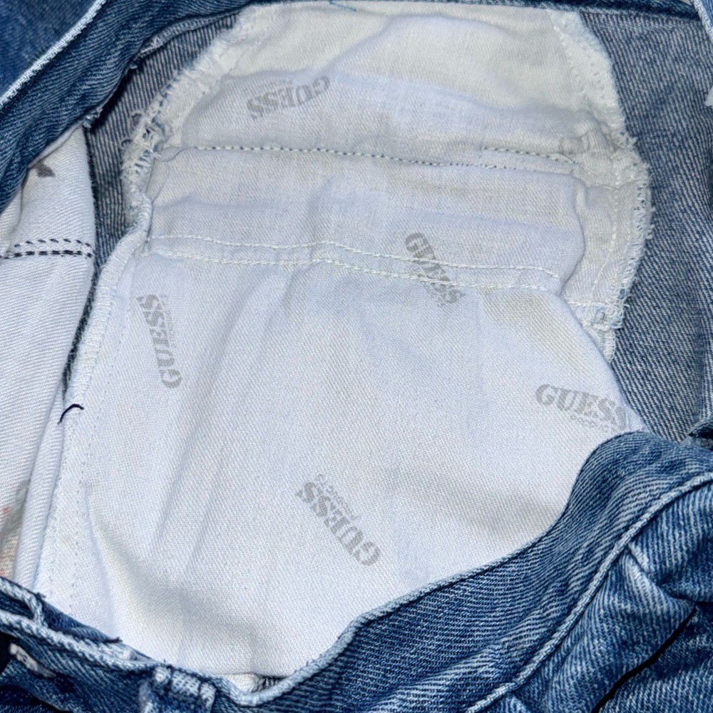 👖 GUESS by GEORGES MARCIANO Vintage 80s High Rise Jeans Tagged 32, Waist 28″