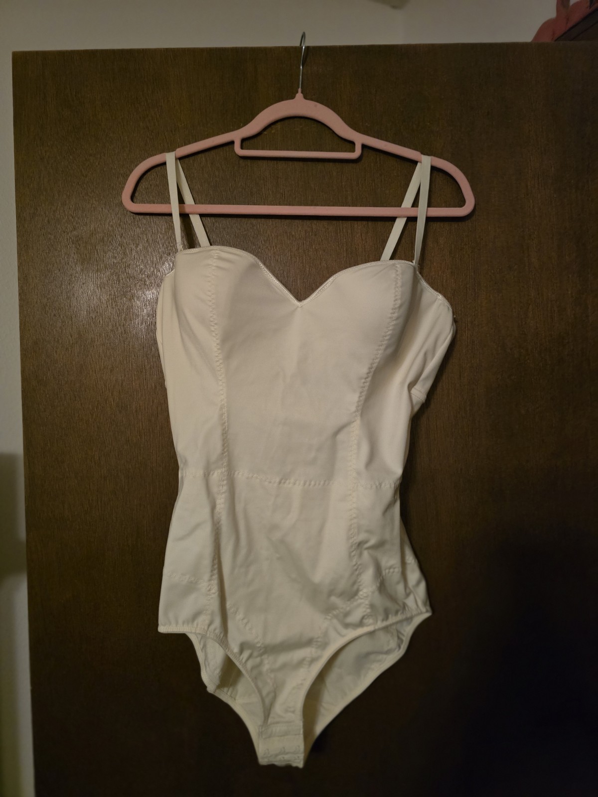 VINTAGE DR REY’S SHAPEWEAR ALL-IN-ONE BODYSUIT BEIGE 40C