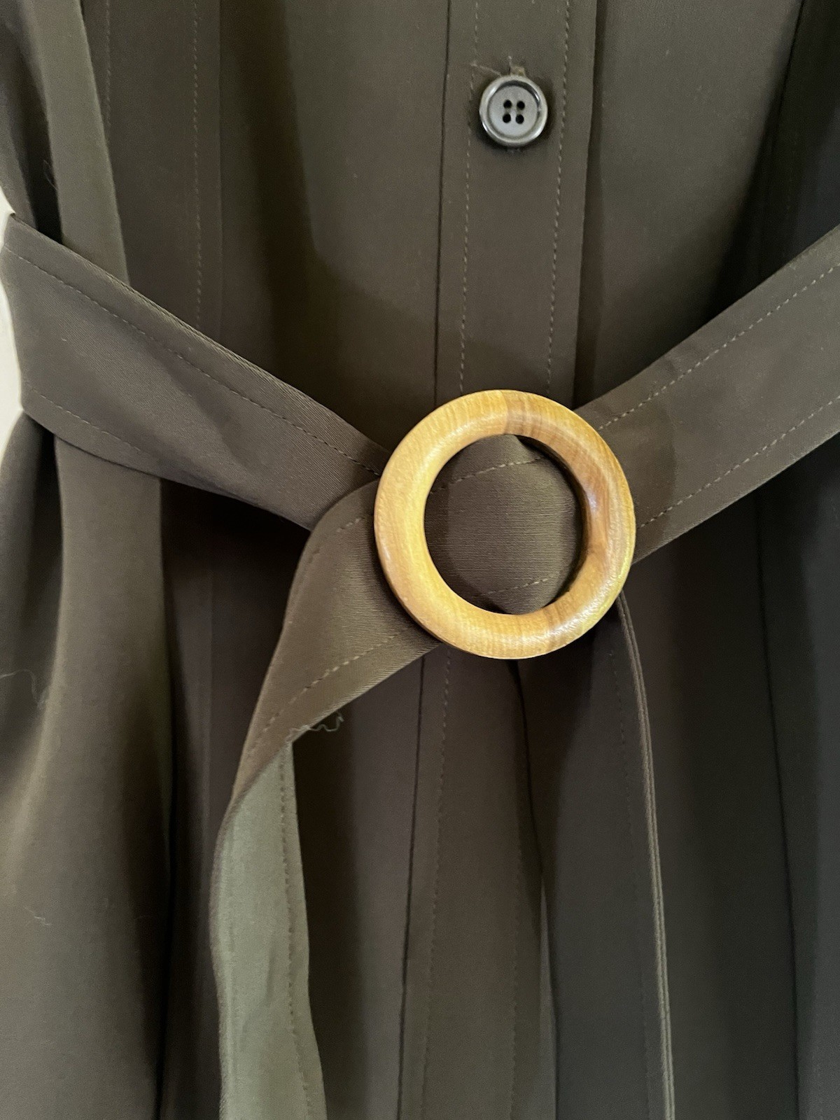 VTG 90s Ungaro Libertè Olive Safari Utility Equestrian Quiet Luxury Jacket 10/M