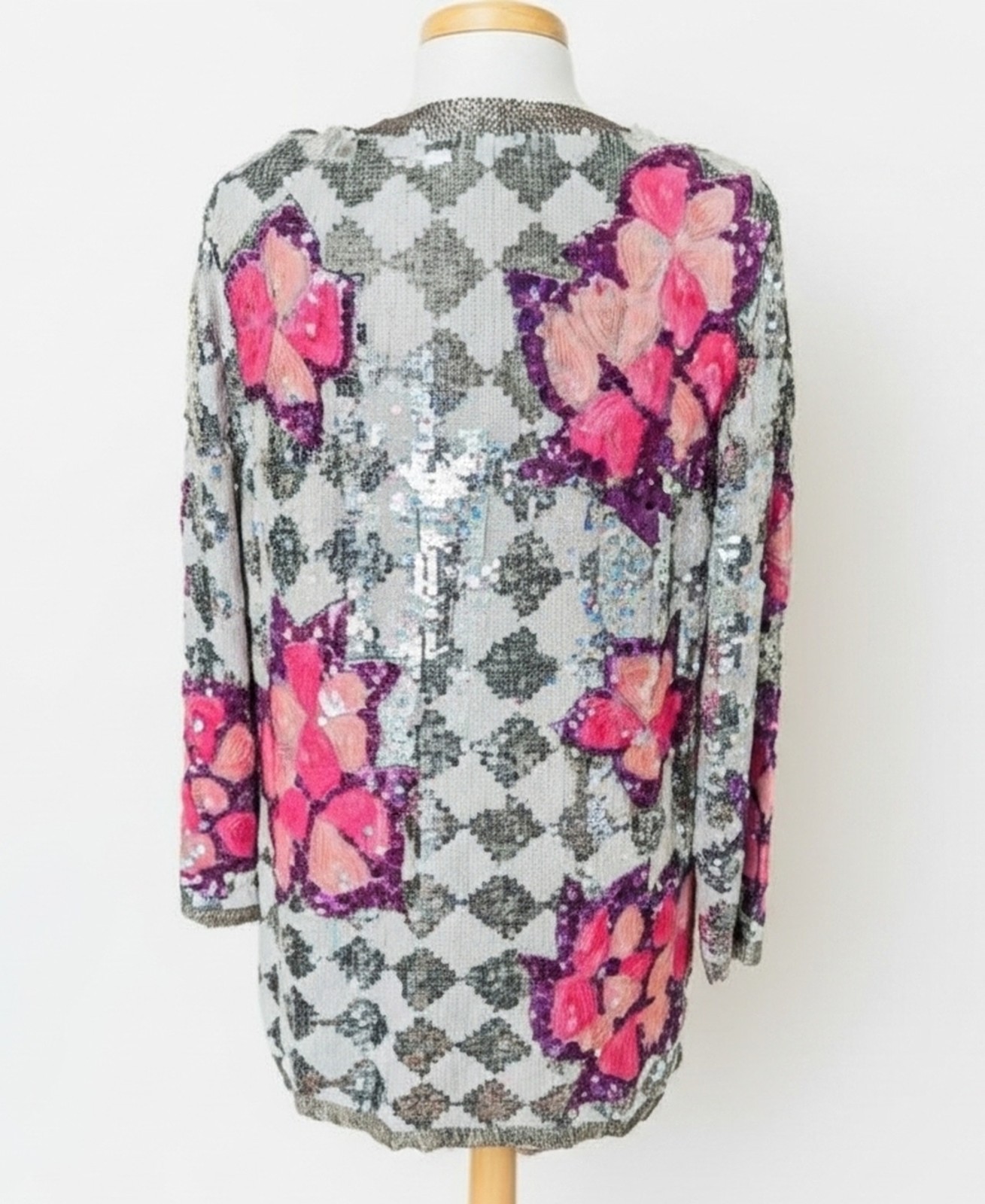 Vintage 1980s Jean for Joseph Le Bon Pure Silk Sequin Trophy Jacket