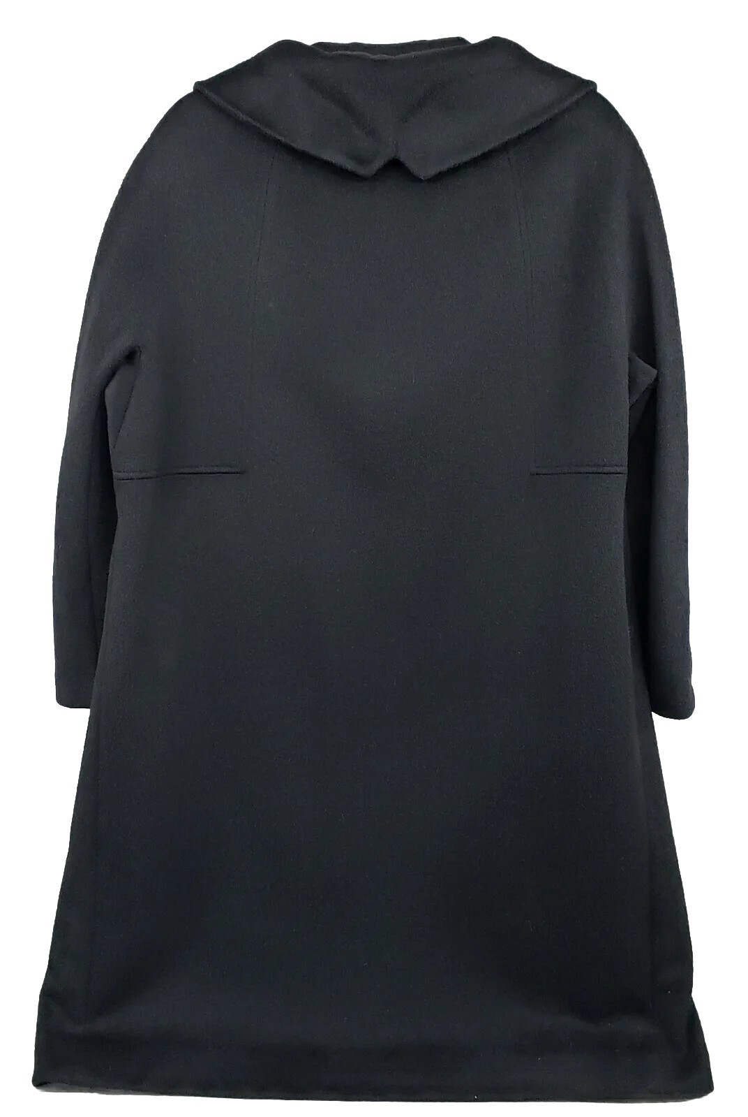 Vintage Wool Pea Coat Bettijean International Ladies Garment Workers Union Black