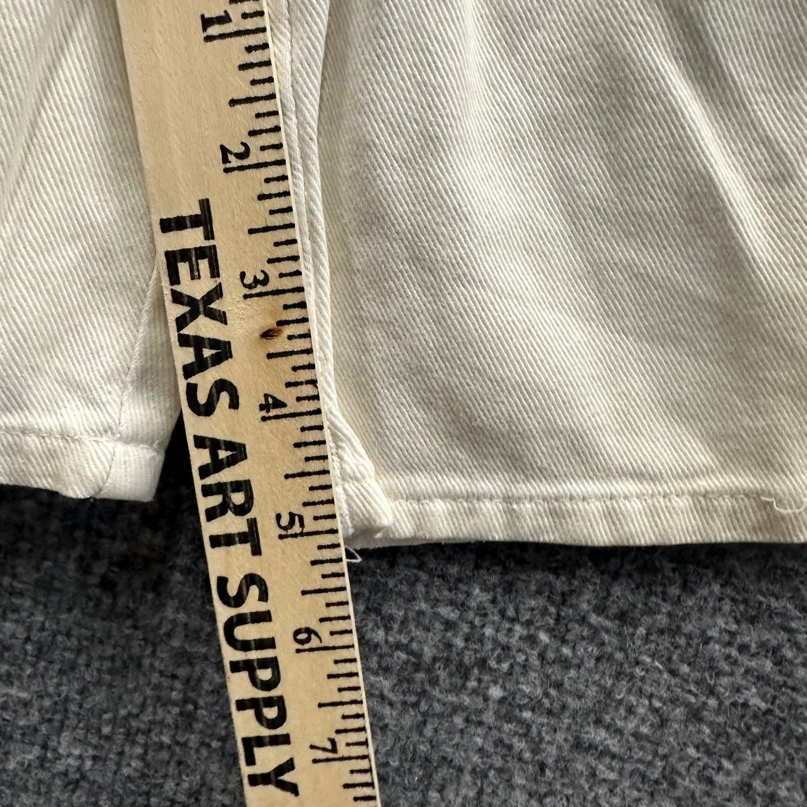 Made In The Shade Shorts Womens Size 9 White Denim High Waisted Vintage