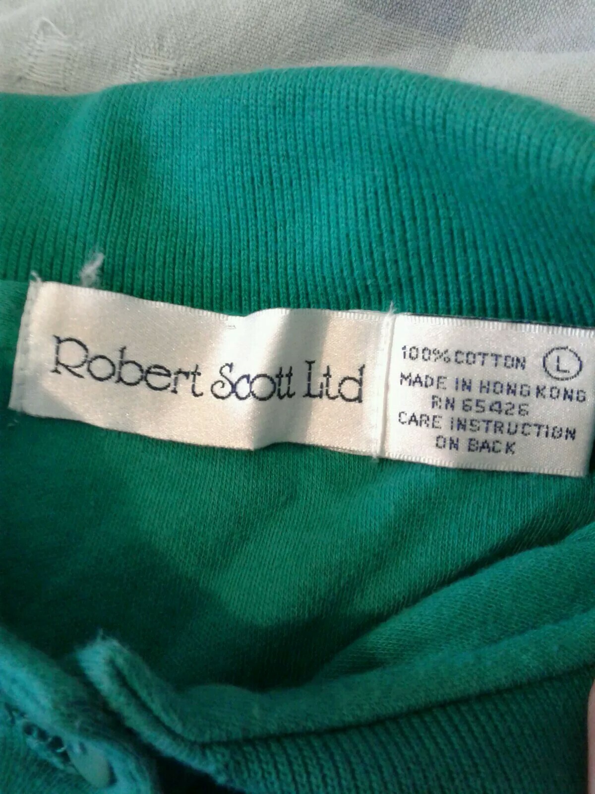 Vintage Robert Scott LTD Light Green Half Sleeve Dress (cb30)