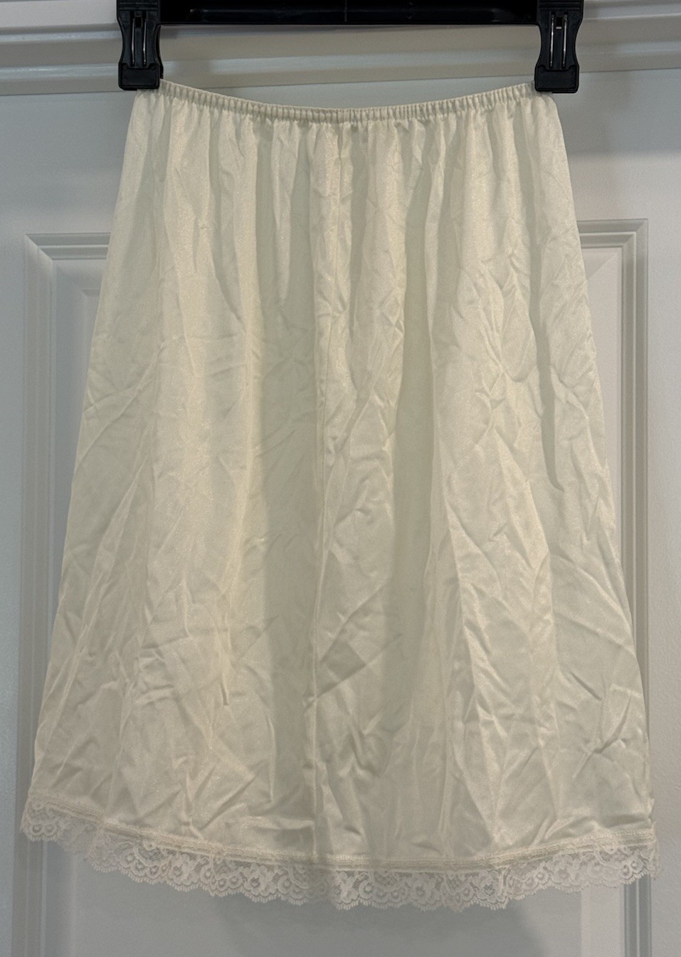 SMALL Deena VINTAGE Half Slip Skirt 2190L-21 Nylon Lace Trim