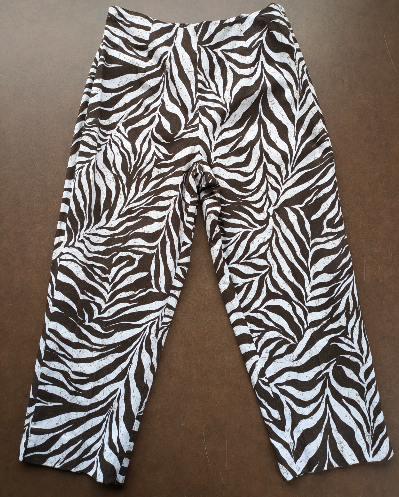 Vintage 1990s Sharon Endick Kate 2 Piece Demim Set Jacket Cropped Pant L NWT