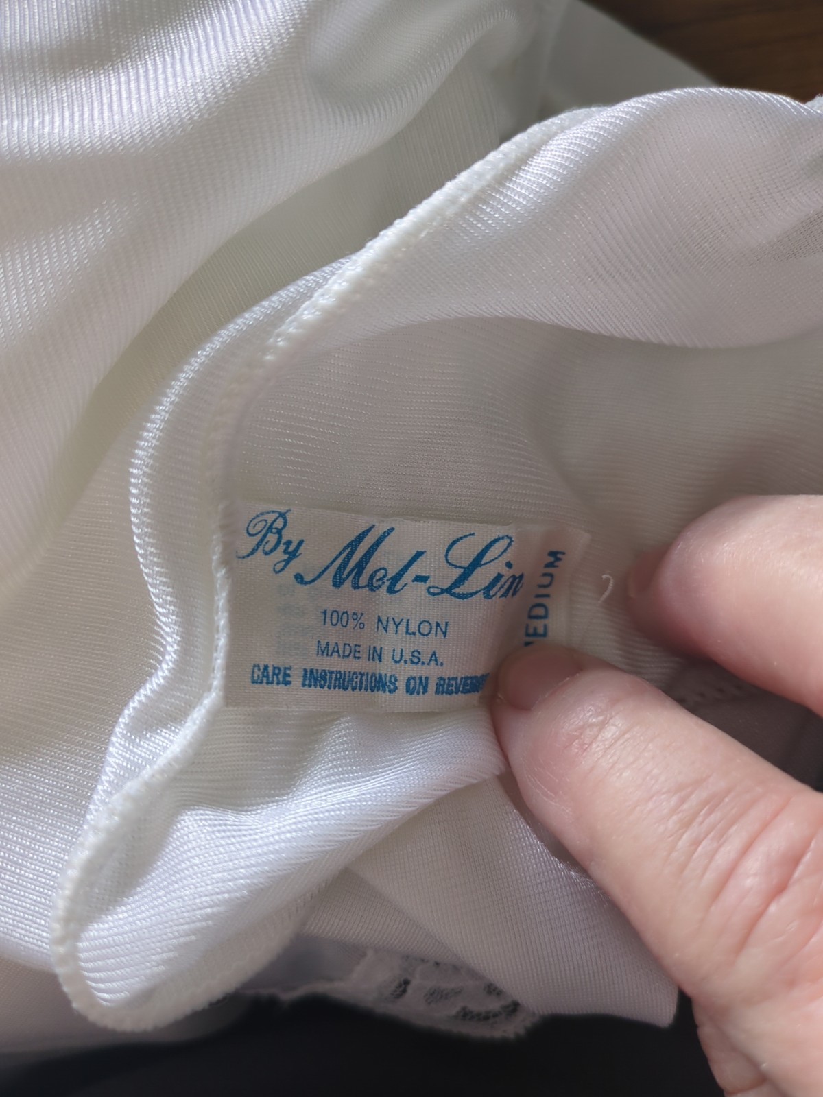 3 Vintage Nylon Half Slips Sz 38 Med Large Dutchmaid 23″ Antron III 25″ Mel-Lin