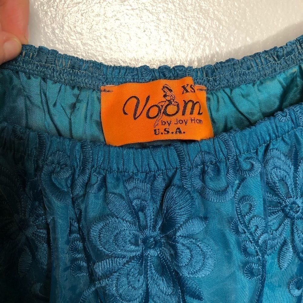 RARE Voom by Joy Han Jade Green OTS Mini Dress