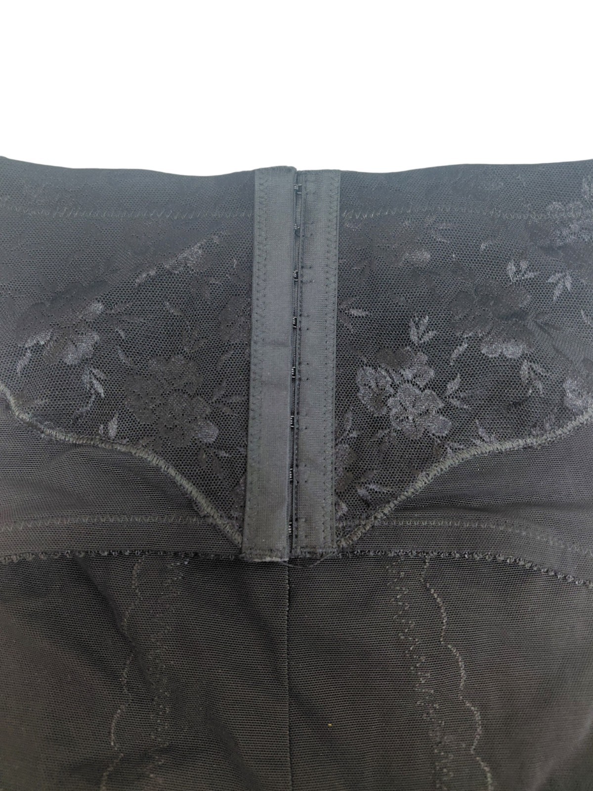 Vintage Crown-nette Black Girdle No Garter Size 38