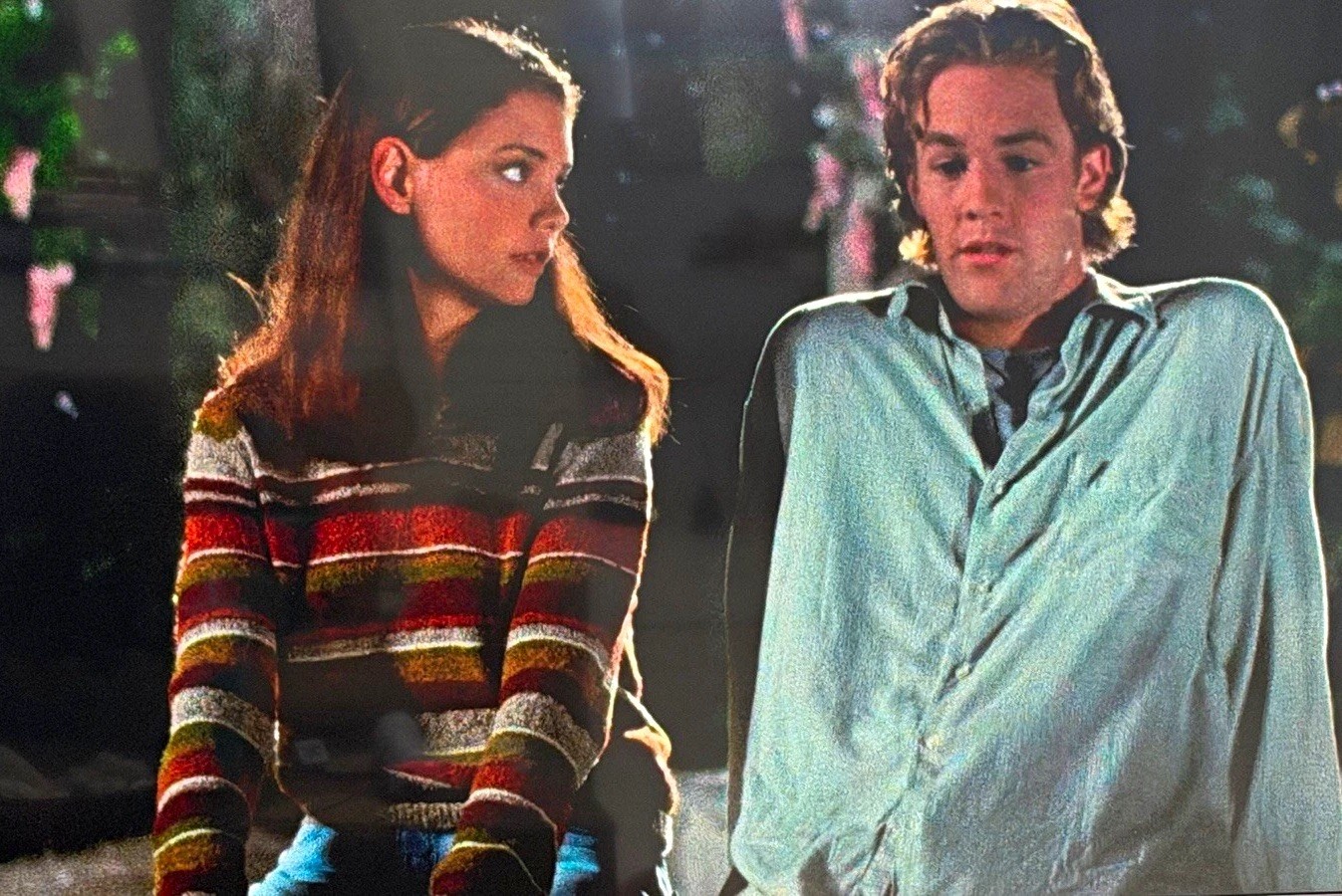 Abercrombie Sweater ASO Joey Potter aka Katie Holmes on Dawson’s Creek in S1, E4
