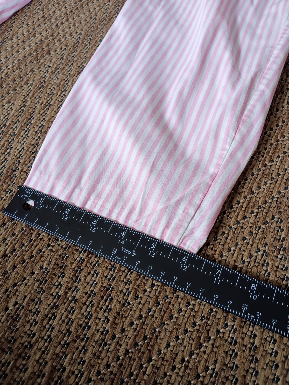Women’s Vintage Size 11 or XL, 80’s Pink Stripes Jump Suit W/ Belt Algo-Ettes