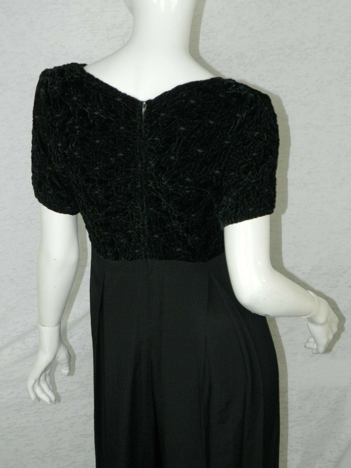 Vintage 90’s Jeffery & Dara Linda Hutley Jumpsuit Black Hipster Size 5/6