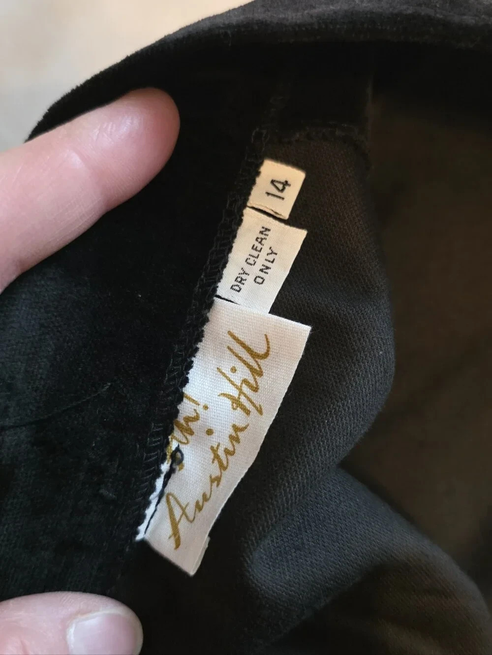 Austin Hill Vintage Black Skirt