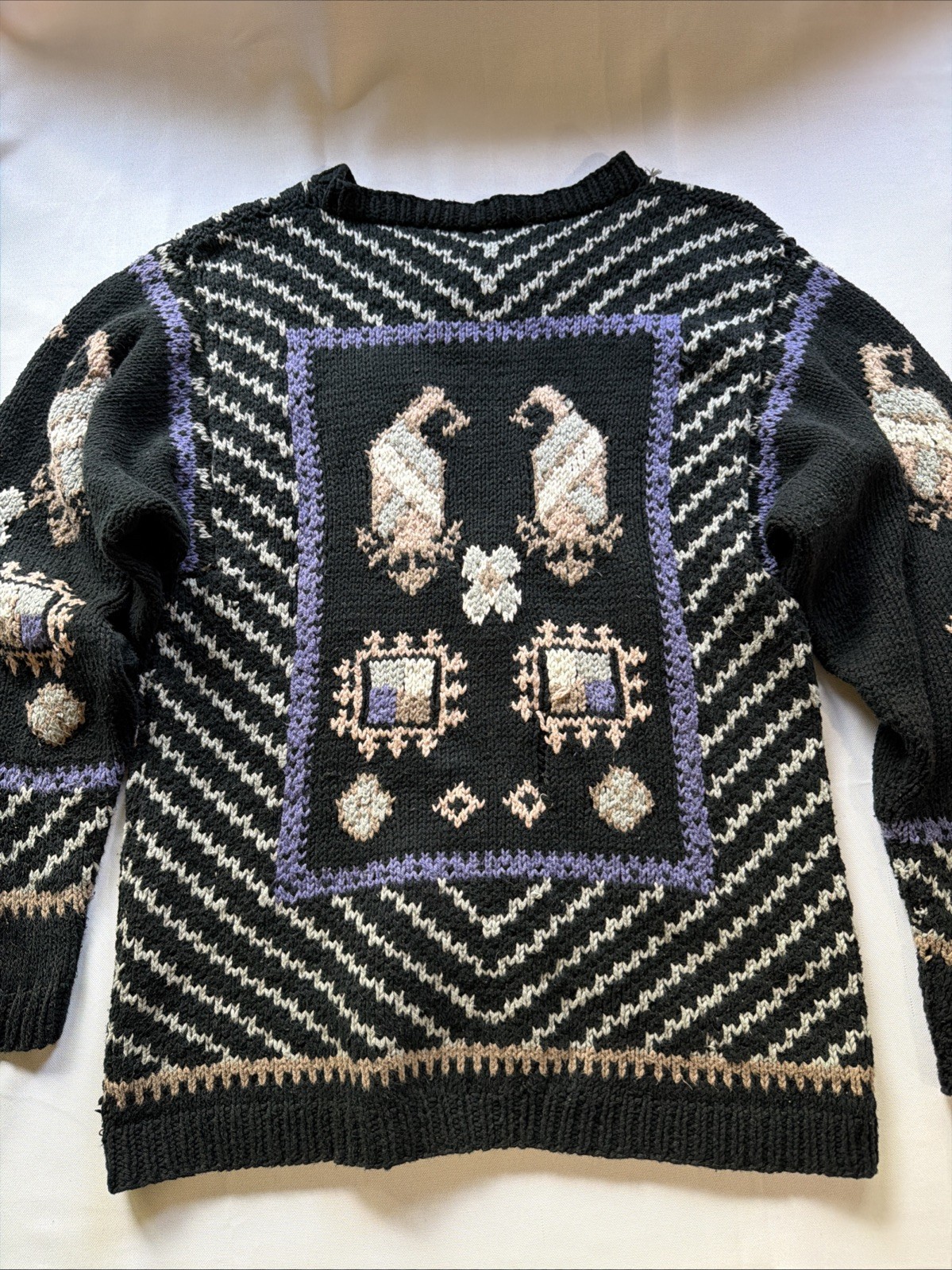 Vintage Stewart Ross Knit Sweater 1980’s Henri Bendel Oversized