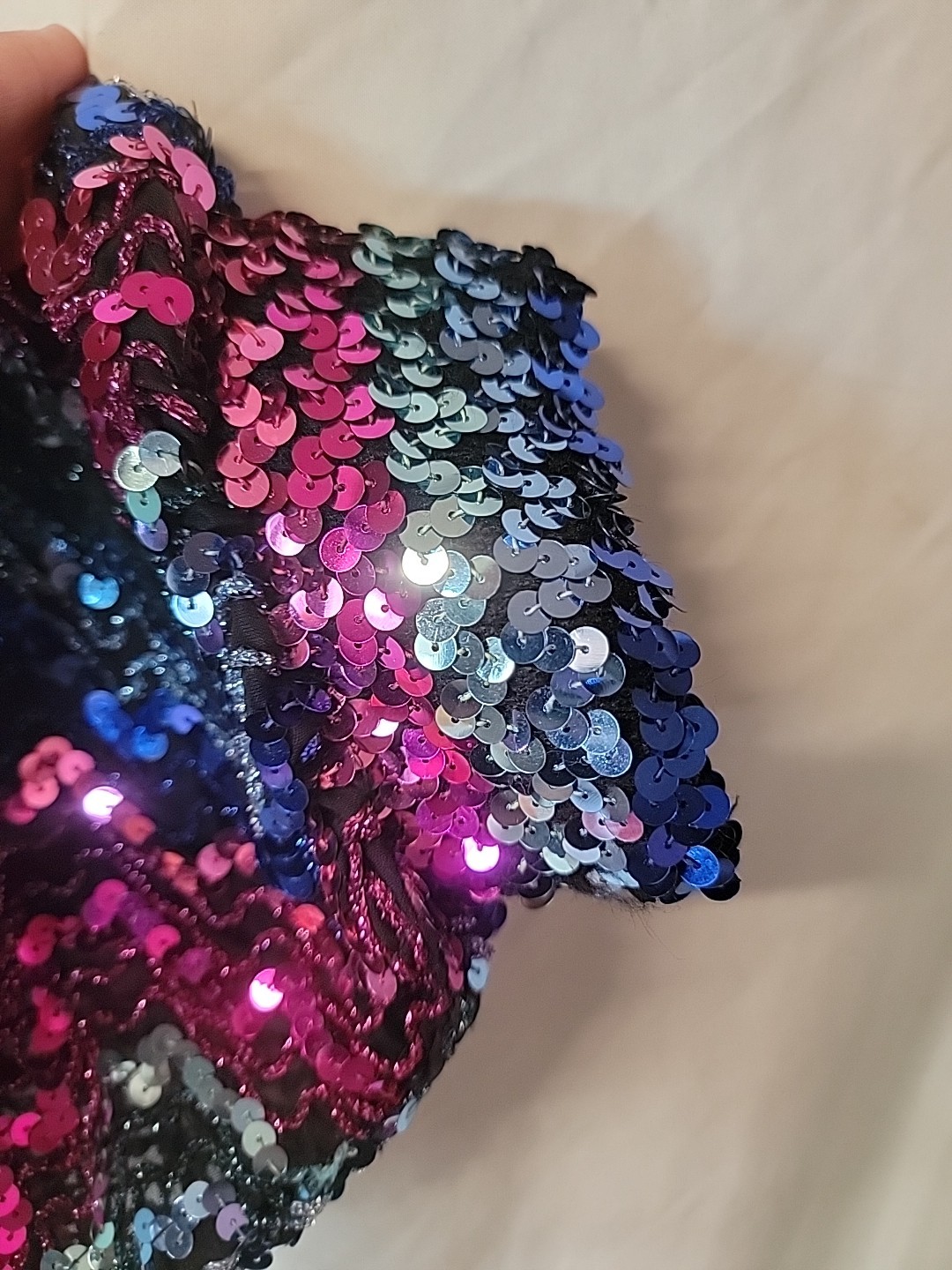 Vintage Rob Hill For Mister Jay Sequin Sheer Pullover Top