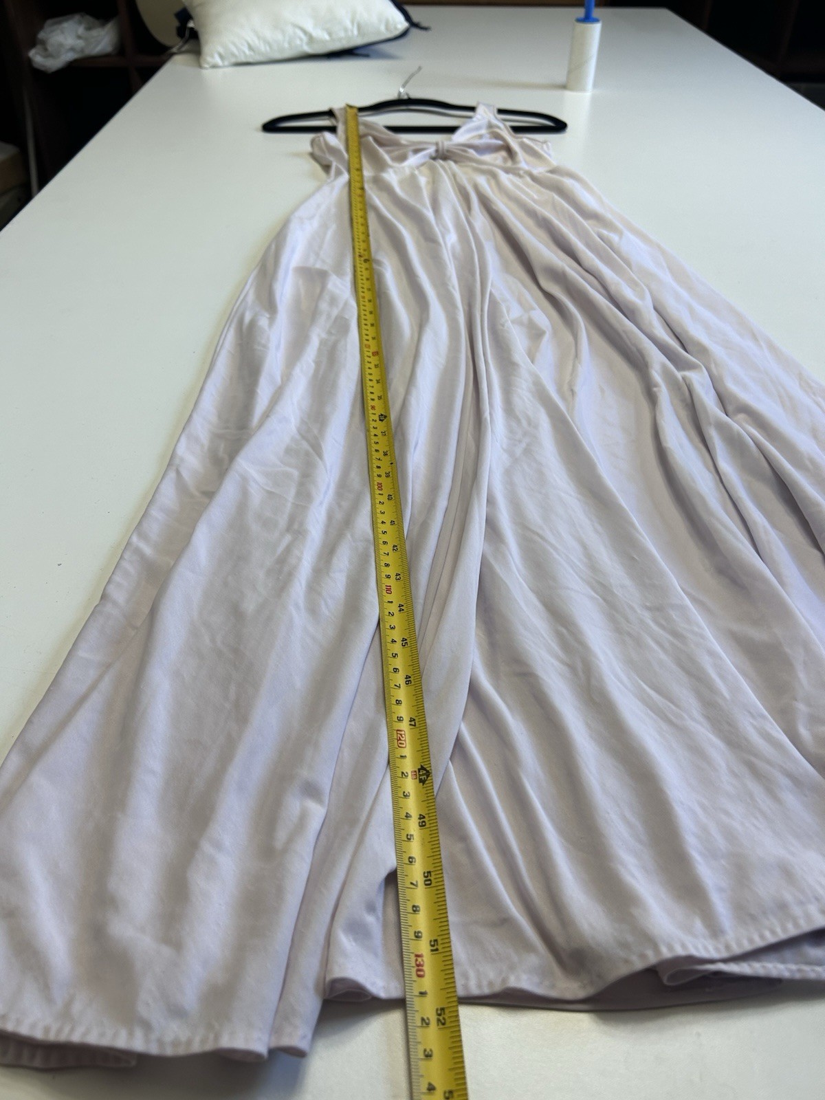 Vintage Olga BodySilk L Nightgown 9286 Nylon Pale Pink Twist Tie Not Bodice