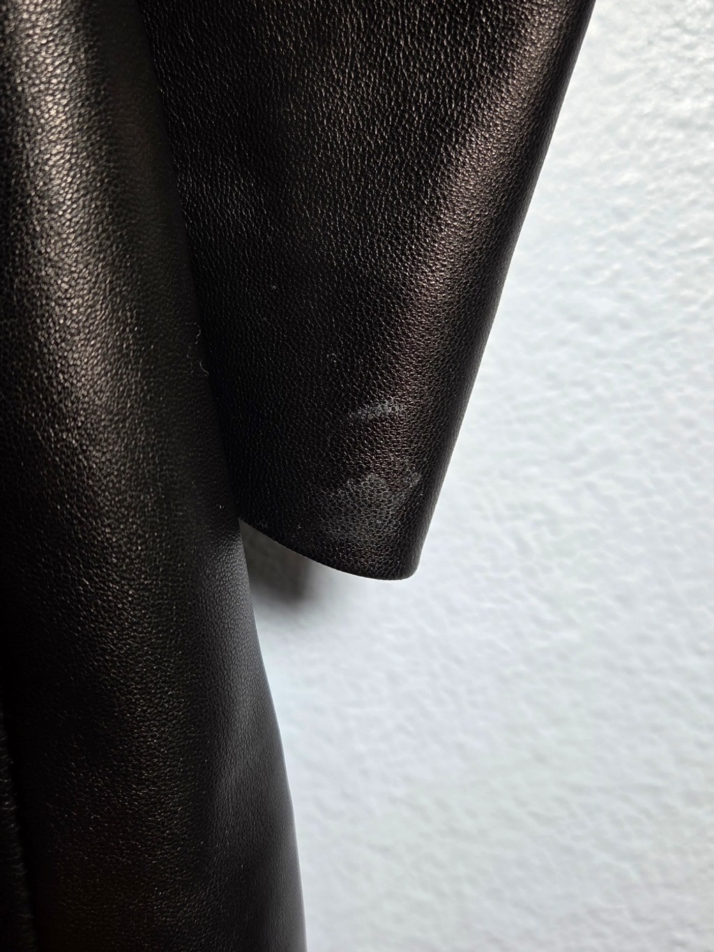 Sergio Rossi Leather Jacket Size 42 Made in Italy ’90s Grunge Sleek Matrix Core