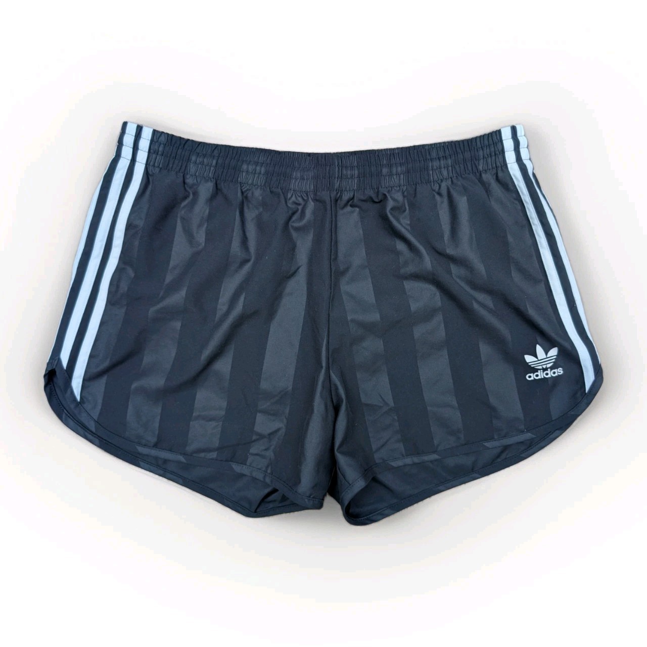 Adidas Sprinter Glanz Womens Shorts L Sports Vintage Black Football Gym Retro