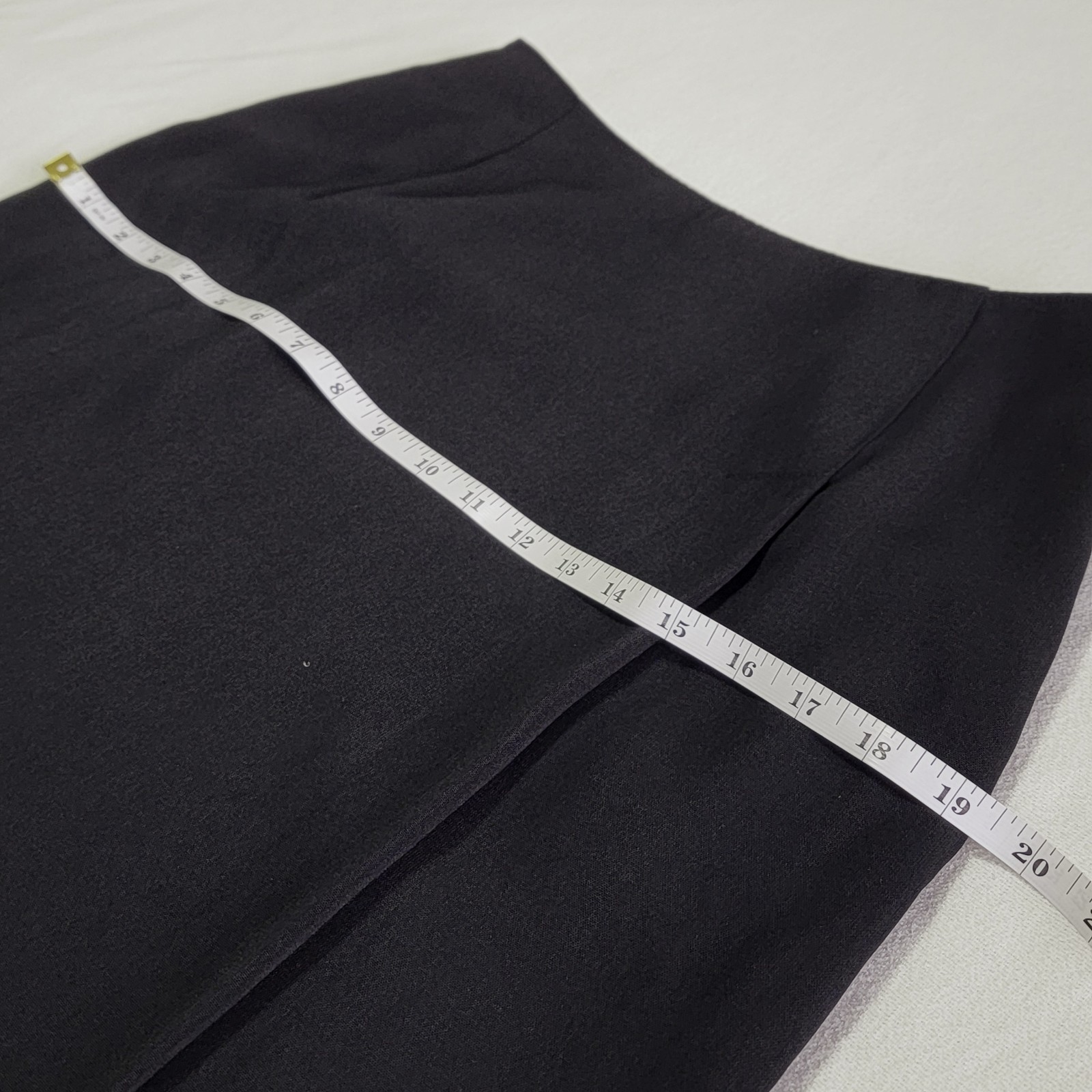 Vintage Geoffrey Beene Black Pencil Skirt Size 4 Minimalist 90s Career Office