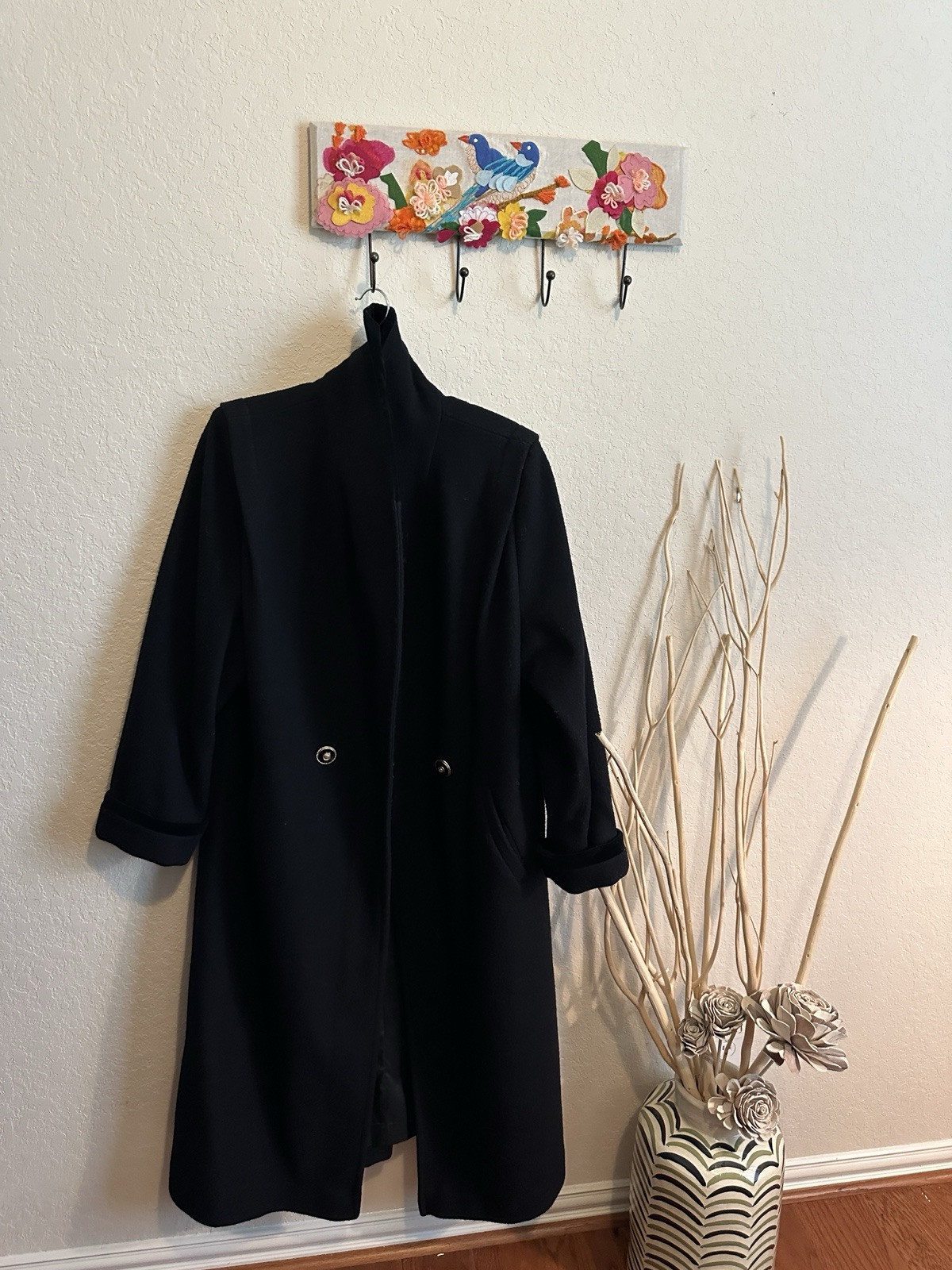 Vintage oversized Black Coat