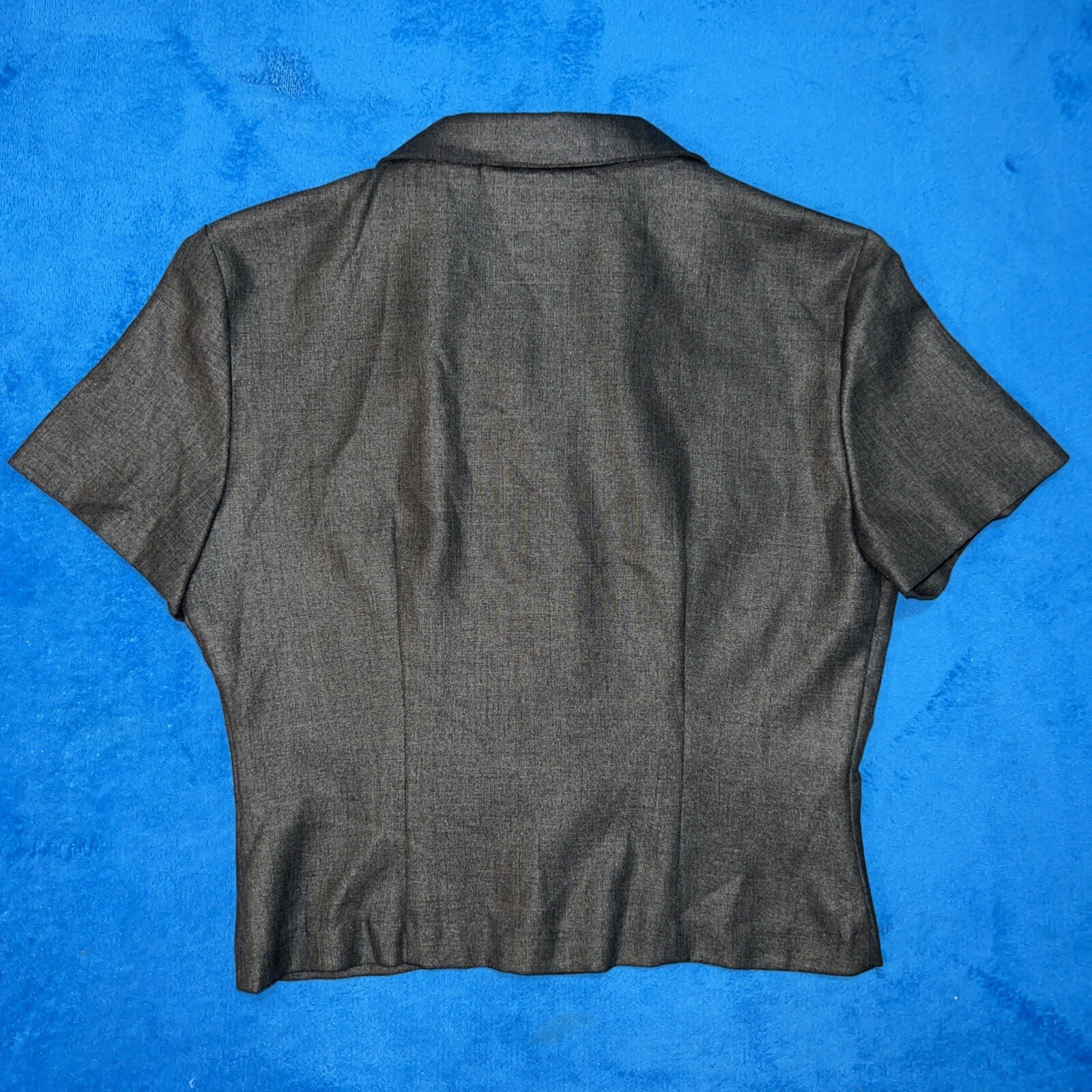 Vintage Dawn Joy Fashions Short Sleeve Top, Blazer, Blouse, Women’s Size 7/8