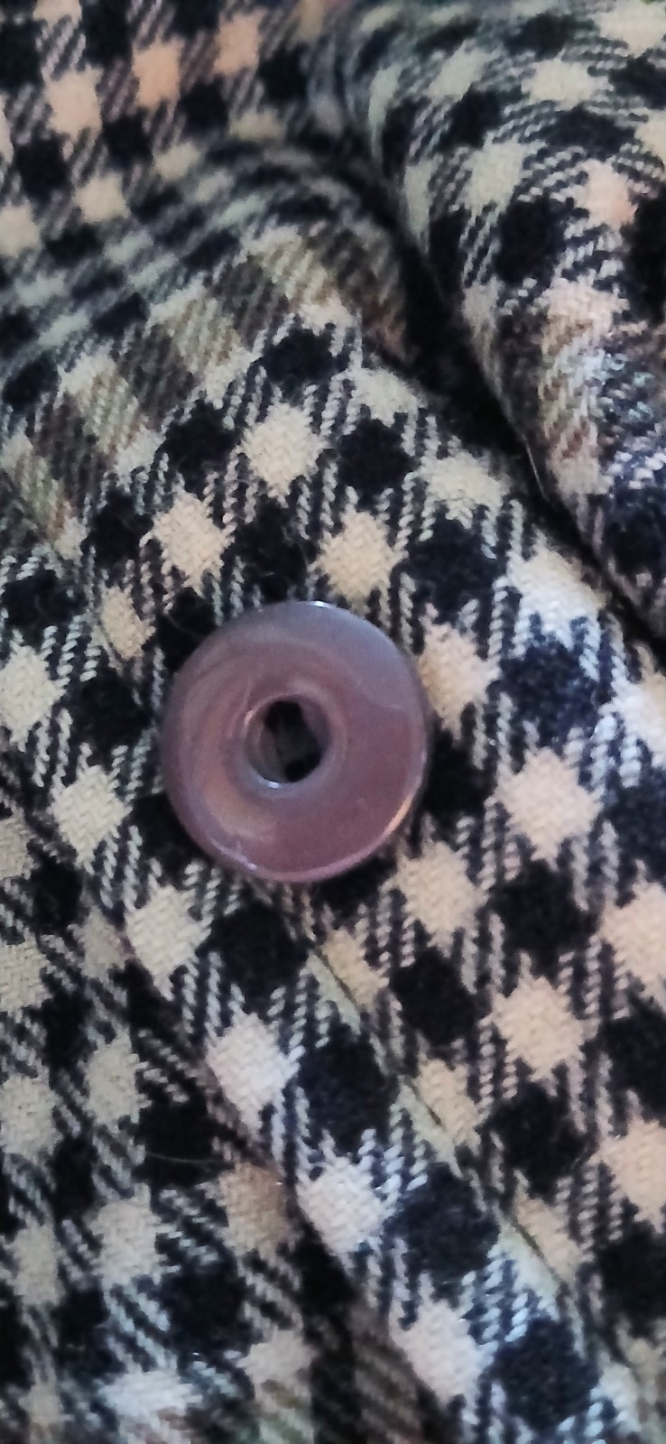 Vtg 1980s Pendleton Plaid All Wool Fitted Buttoned Front Maxi Skirt S