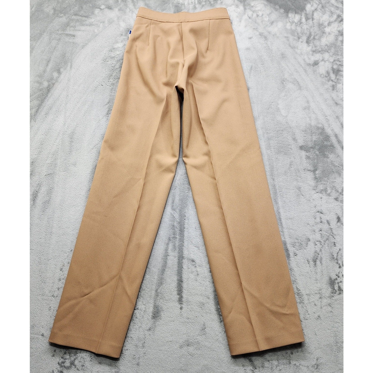 NEW Vintage 80s Levi’s Pants Womens XS/11 Tan High Rise Straight Leg Polyester