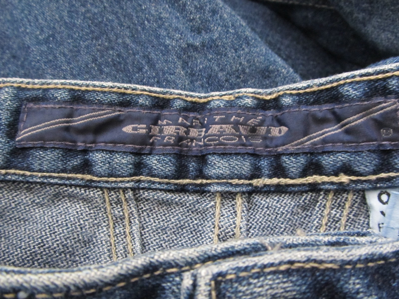 Vintage 1980’s dark wash, blue label Marithe Francois Girbaud jeans size 9/10