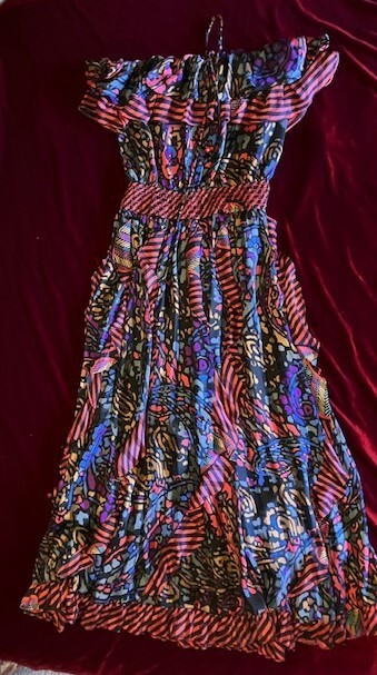 ASSORTI for Susan Freis Vintage c1980 Dress, Medium size