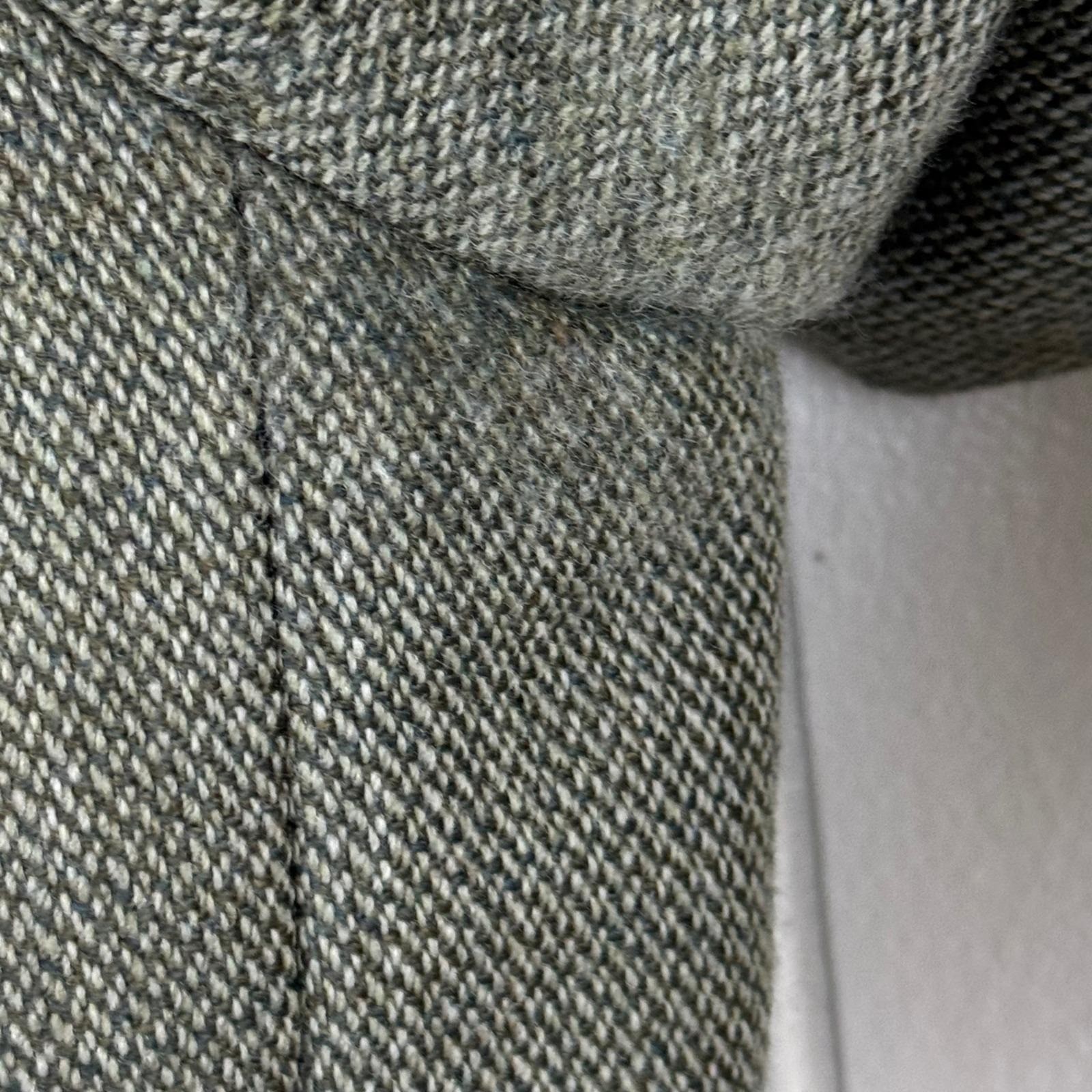 Vintage 90s Jacobson’s Herringbone Skirt Suit Olive Green Size 8 Office Classic
