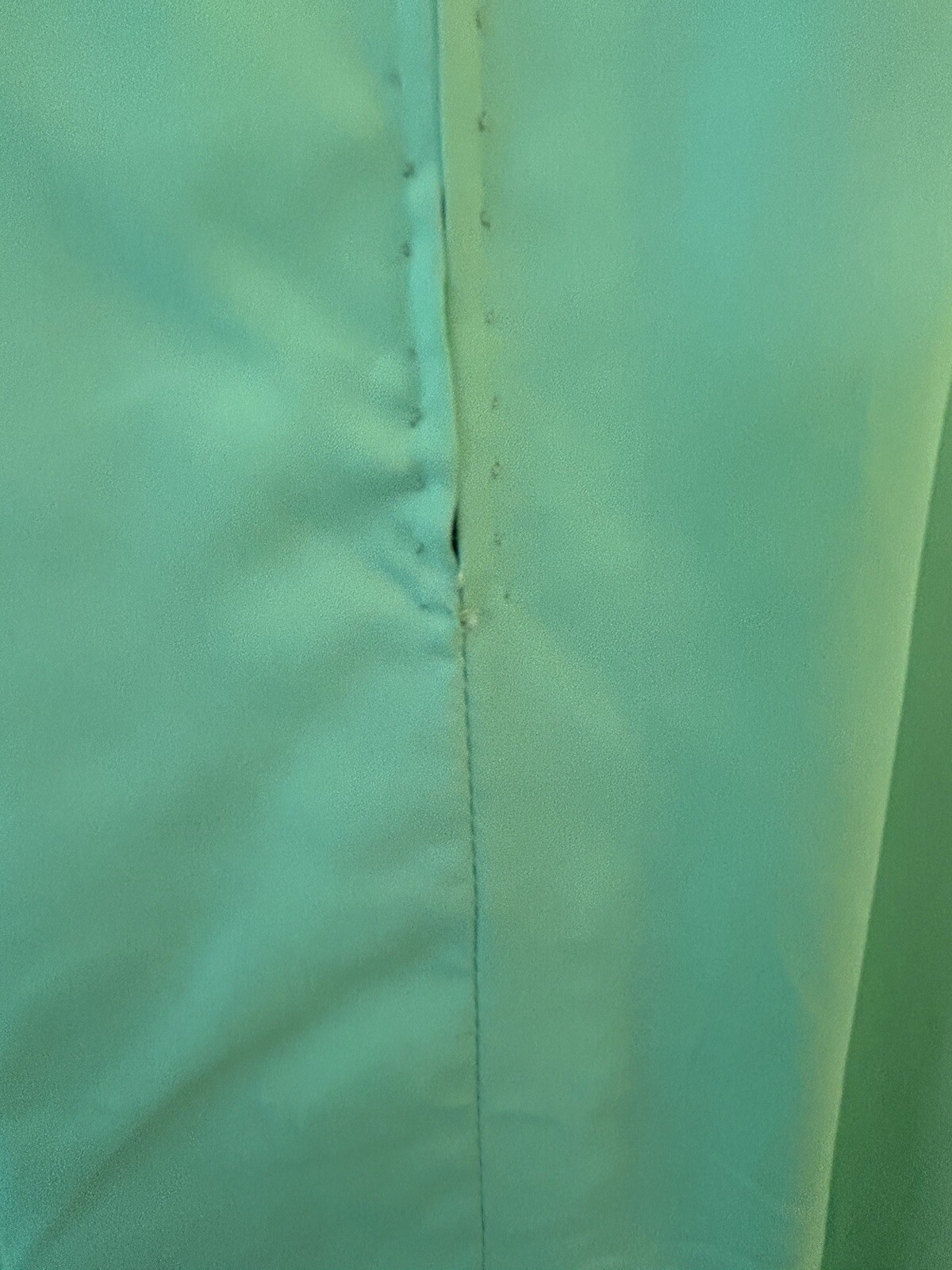VTG 1960s Victoria Royal Ltd Gown Sz 6 Seafoam Green Beaded Rhinestones Lined